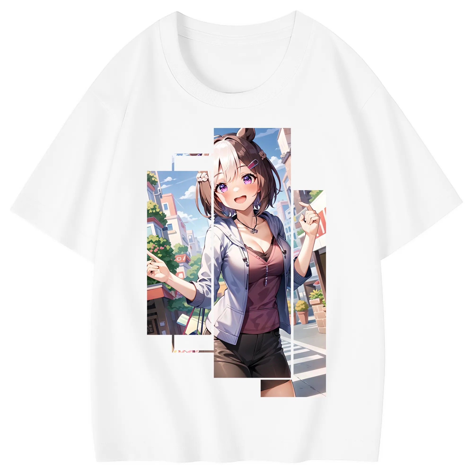 ウマ娘 プリティーダービー グッズ スペシャルウィーク - 綿100％ キッズTシャツ ・ フロントプリント ・ 快適 通気性 ・ スポーツ カジュアル 散歩用