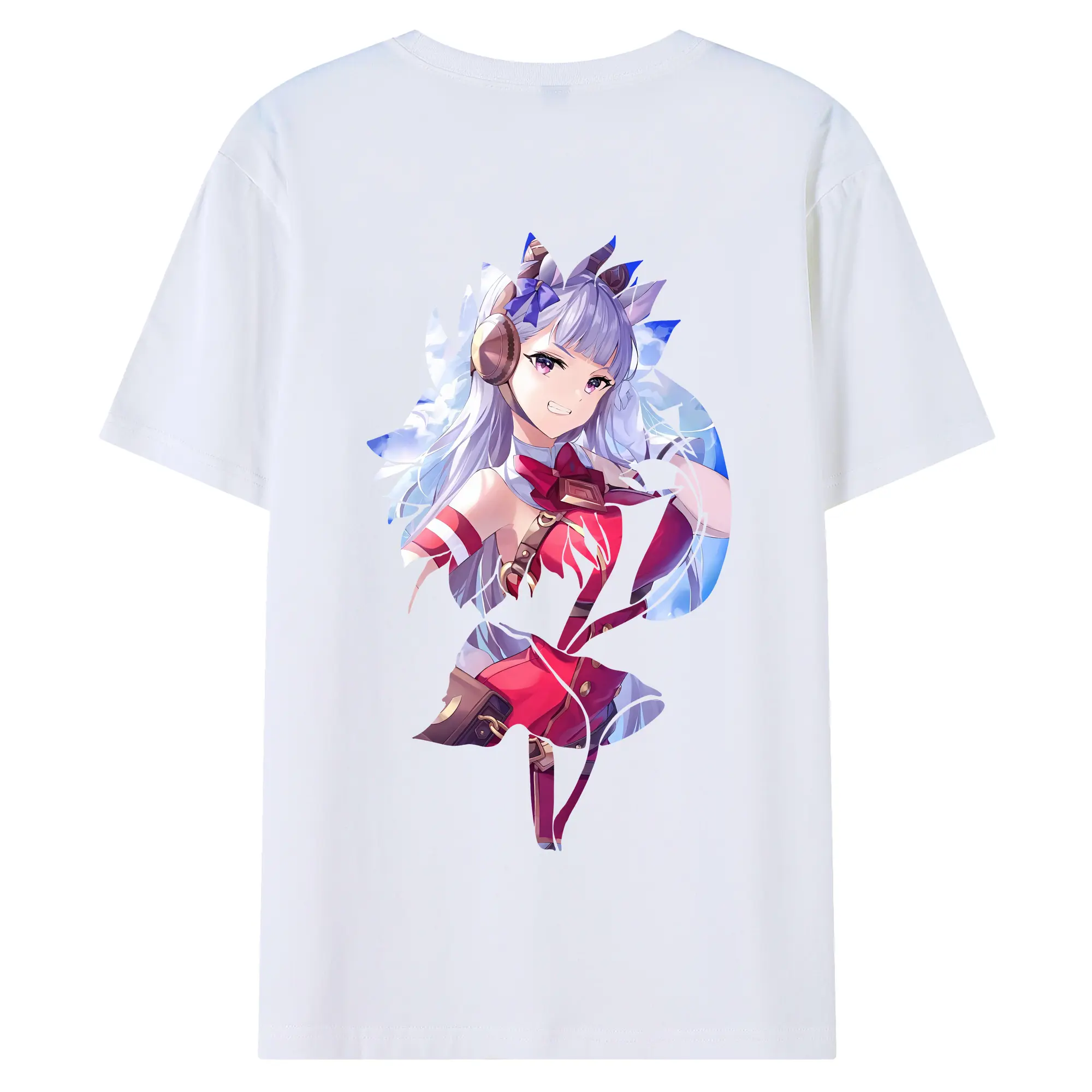 ウマ娘 プリティーダービー グッズ ゴールドシップ - 綿100％ 半袖Tシャツ ・ バックプリント ・ 快適 通気性 ・ 日常使い 散歩 スポーツ用