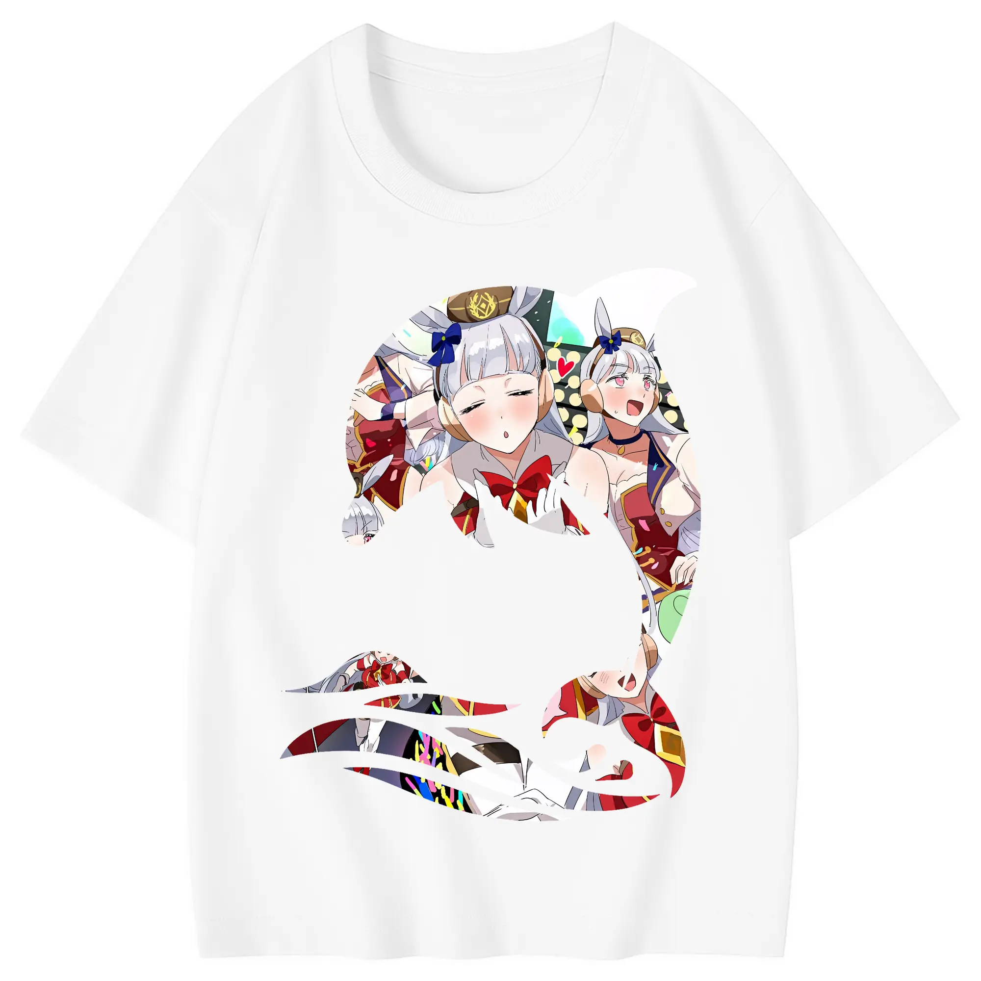 ウマ娘 プリティーダービー グッズ ゴールドシップ - 綿100％ キッズTシャツ ・ フロントプリント ・ 快適 通気性 ・ スポーツ カジュアル 散歩用