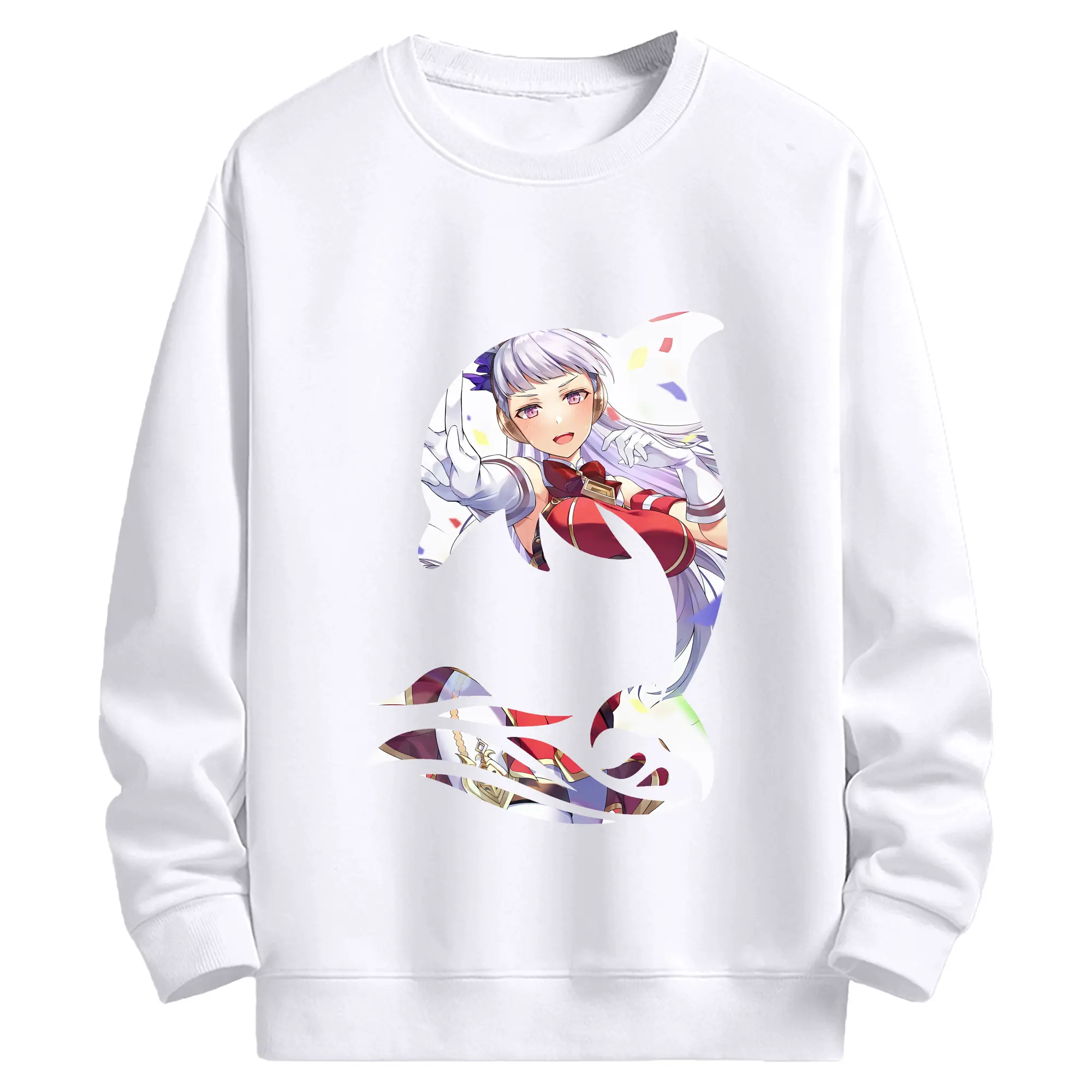 ウマ娘 プリティーダービー グッズ ゴールドシップ - 高品質 クルーネック スウェット ・ コットン59％ ポリエステル41％ ・ ユニセックス 長袖 トレーナー ・ カジュアル デイリー スポーツ 散歩用