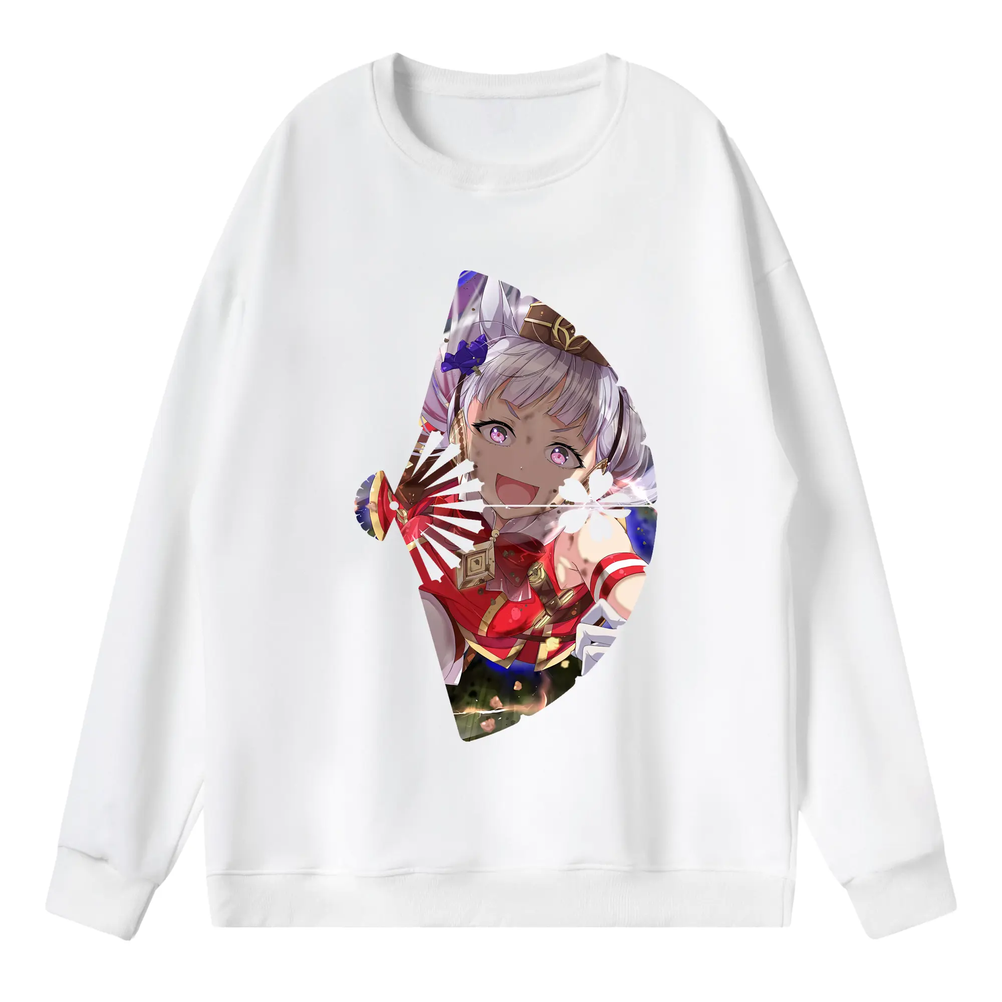 ウマ娘 プリティーダービー グッズ ゴールドシップ - 薄手 クルーネック スウェット 裏毛260g · ポリエステル 春秋向け カジュアル 男女兼用 · トレーナー デイリー スポーツ 散歩に最適