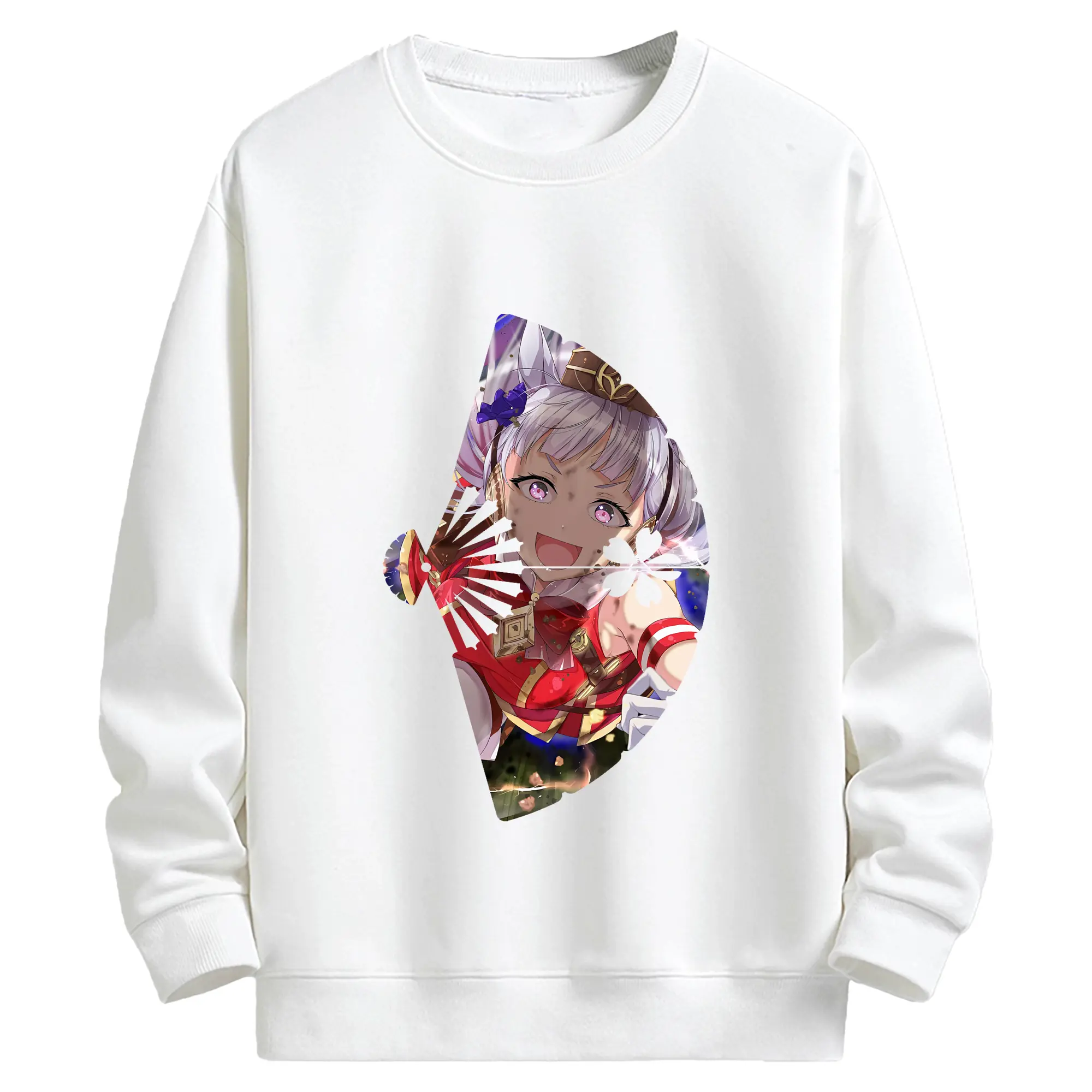 ウマ娘 プリティーダービー グッズ ゴールドシップ - キッズ クルーネックスウェットシャツ ・ フロントプリント ・ 綿80％ ポリエステル20％ ・ 快適 通学 スポーツ 日常使い お散歩用