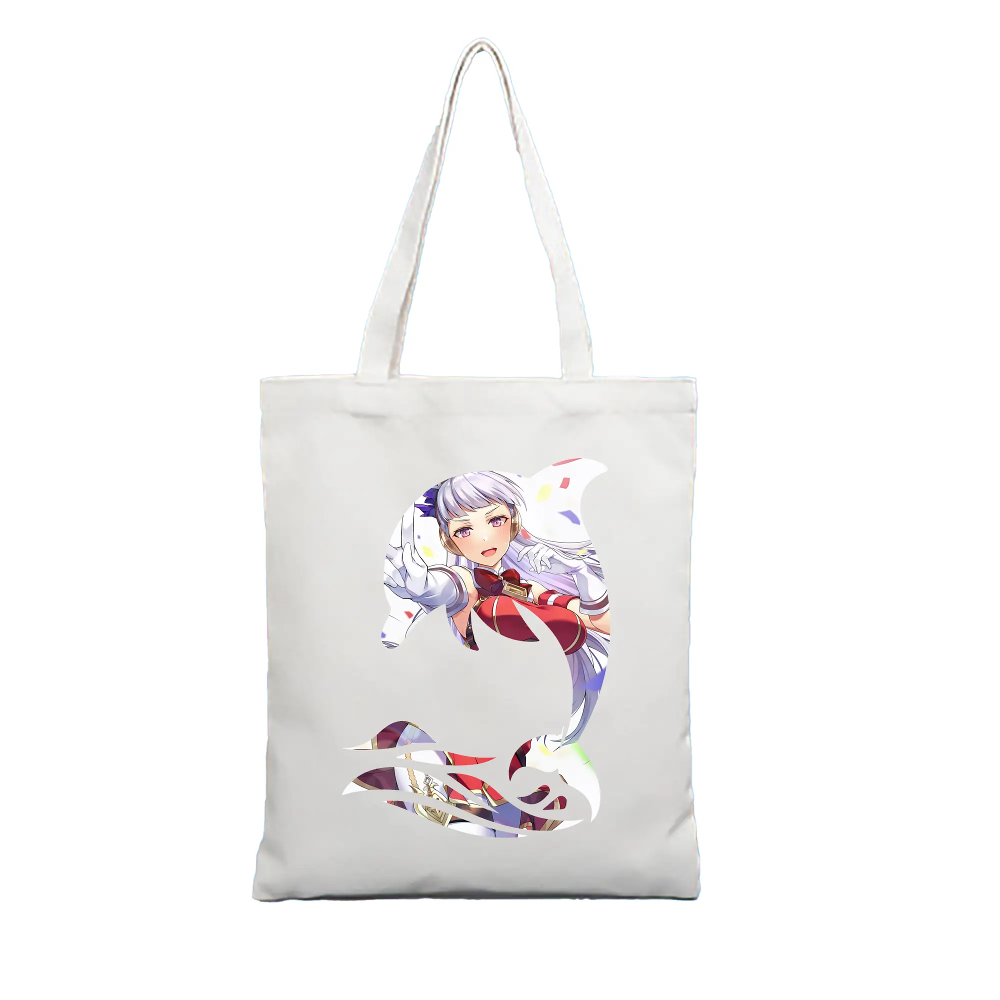 ウマ娘 プリティーダービー グッズ ゴールドシップ - 縦型キャンバス手提げバッグ（トートバッグ） ・ キャンバス素材 ・ ショッピング用 ・ 軽量 丈夫 お手入れ簡単