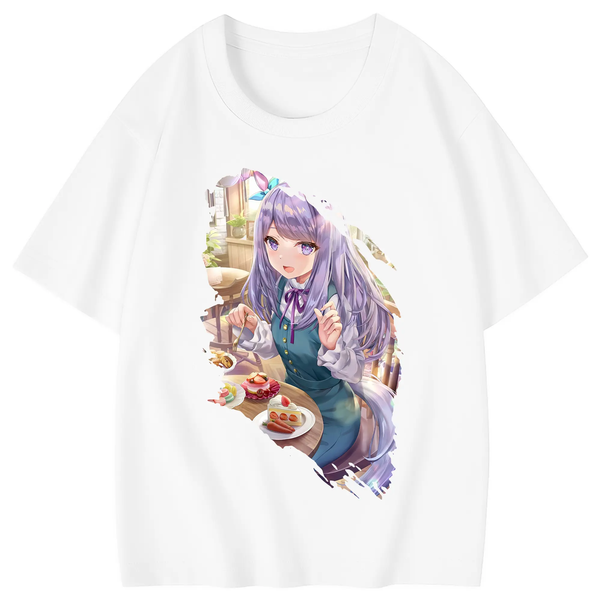 ウマ娘 プリティーダービー グッズ メジロマックイーン - 綿100％ キッズTシャツ ・ フロントプリント ・ 快適 通気性 ・ スポーツ カジュアル 散歩用