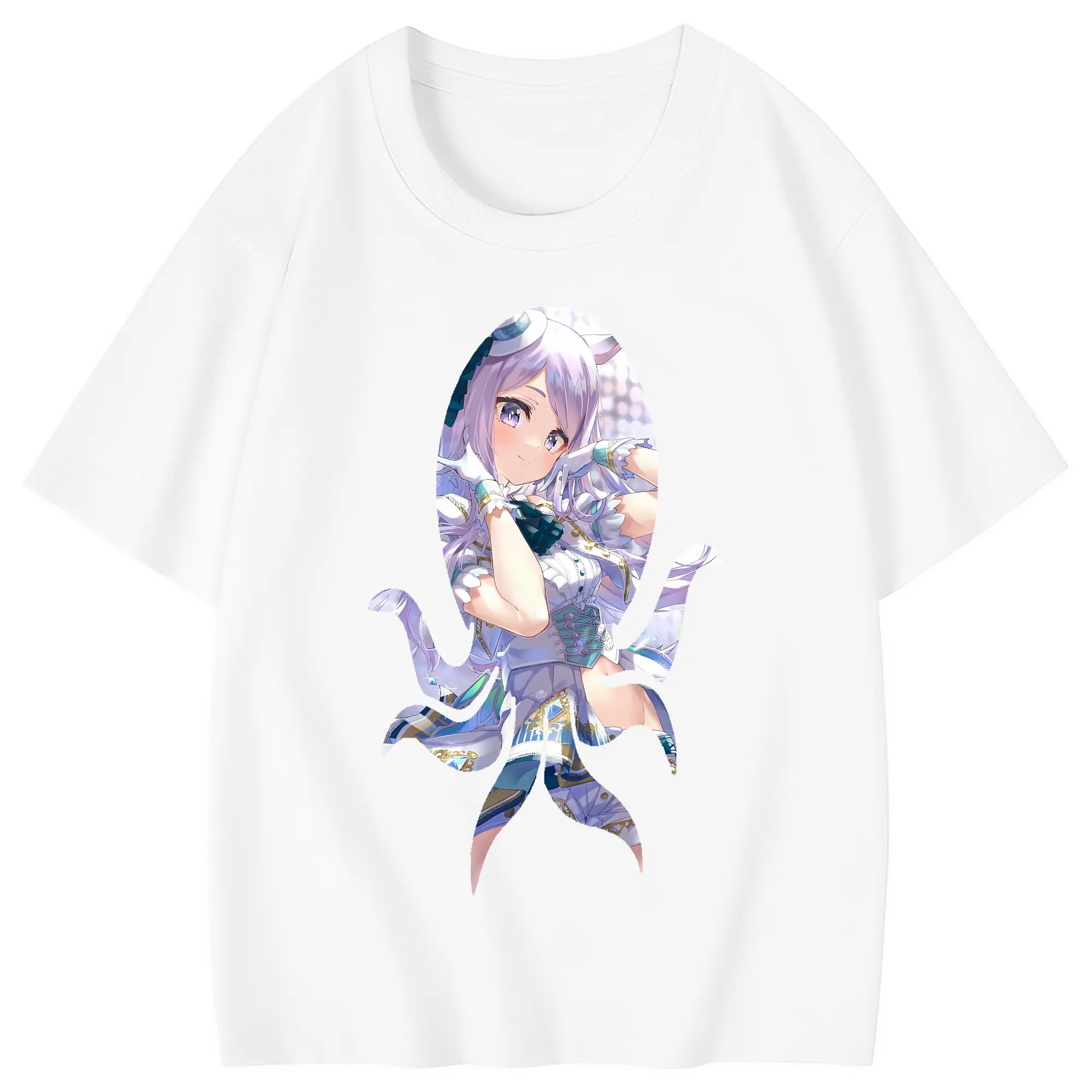 ウマ娘 プリティーダービー グッズ メジロマックイーン - 綿100％ キッズTシャツ ・ フロントプリント ・ 快適 通気性 ・ スポーツ カジュアル 散歩用