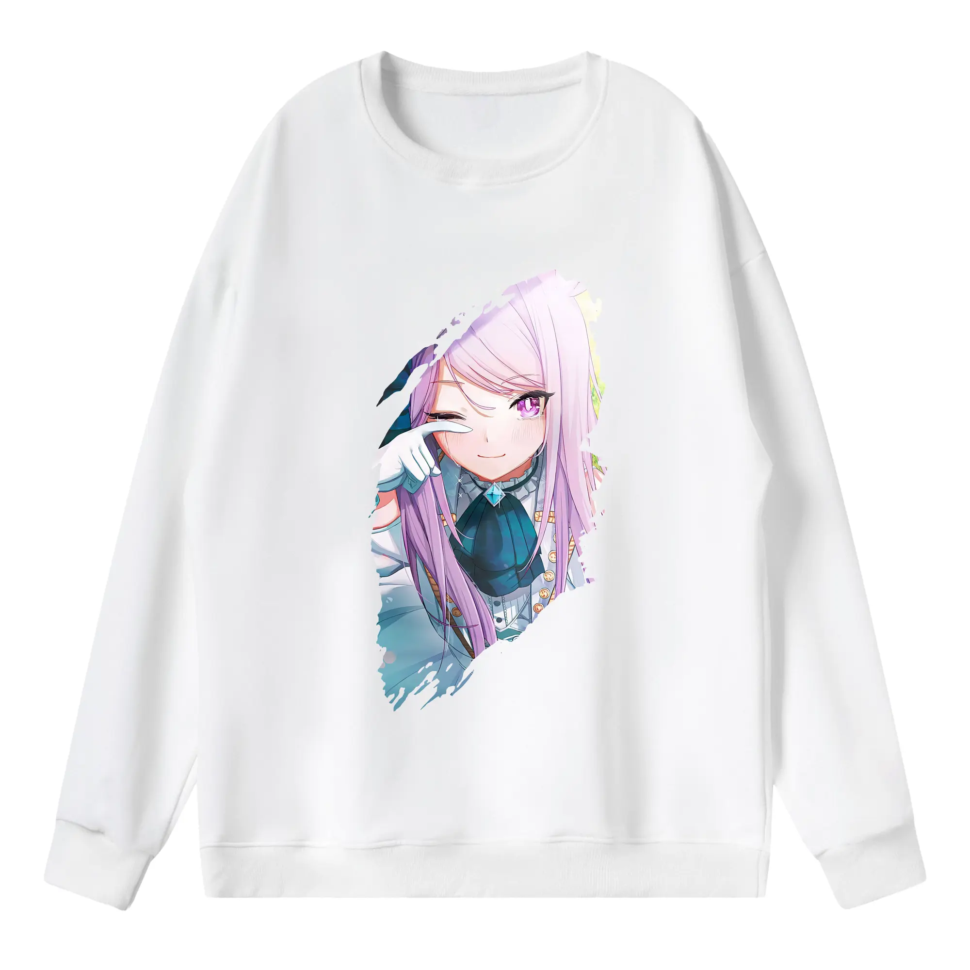 ウマ娘 プリティーダービー グッズ メジロマックイーン - 薄手 クルーネック スウェット 裏毛260g · ポリエステル 春秋向け カジュアル 男女兼用 · トレーナー デイリー スポーツ 散歩に最適