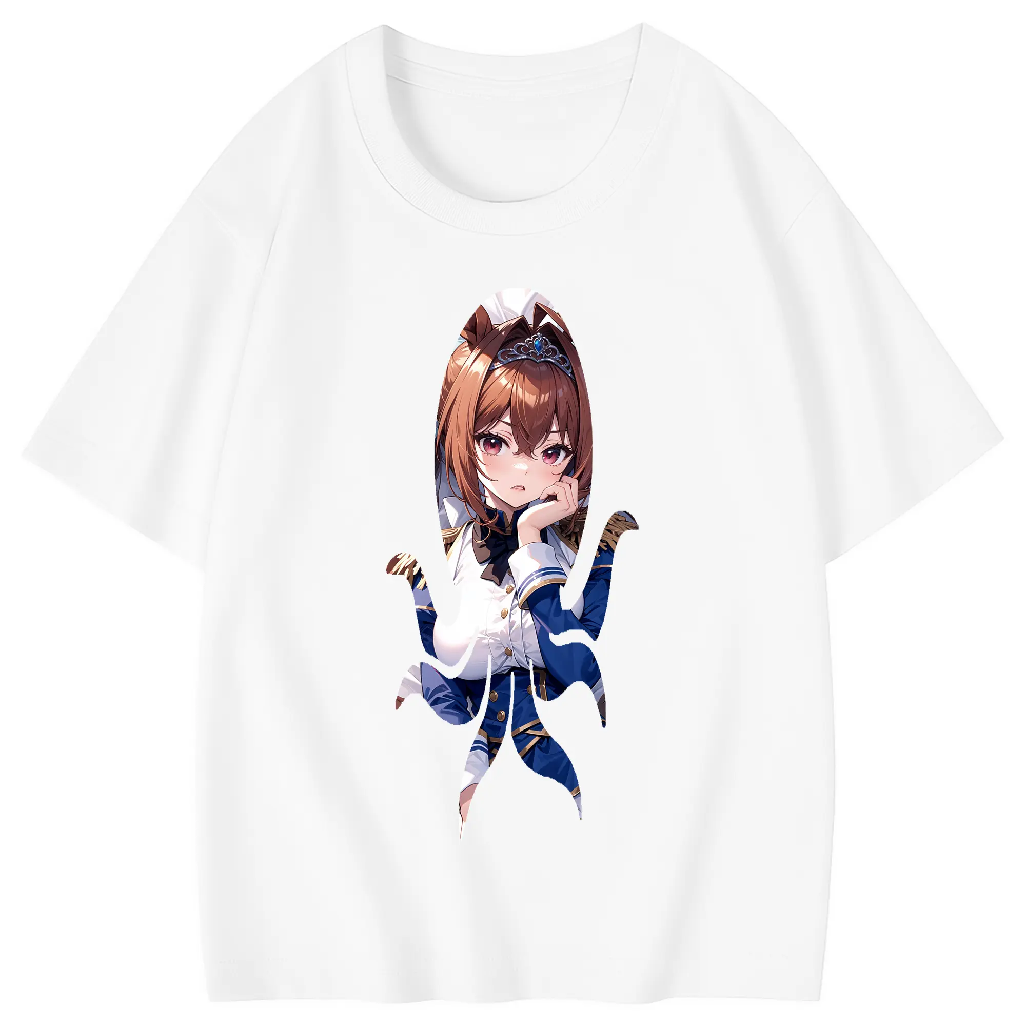 ウマ娘 プリティーダービー グッズ ダイワスカーレット - 綿100％ キッズTシャツ ・ フロントプリント ・ 快適 通気性 ・ スポーツ カジュアル 散歩用