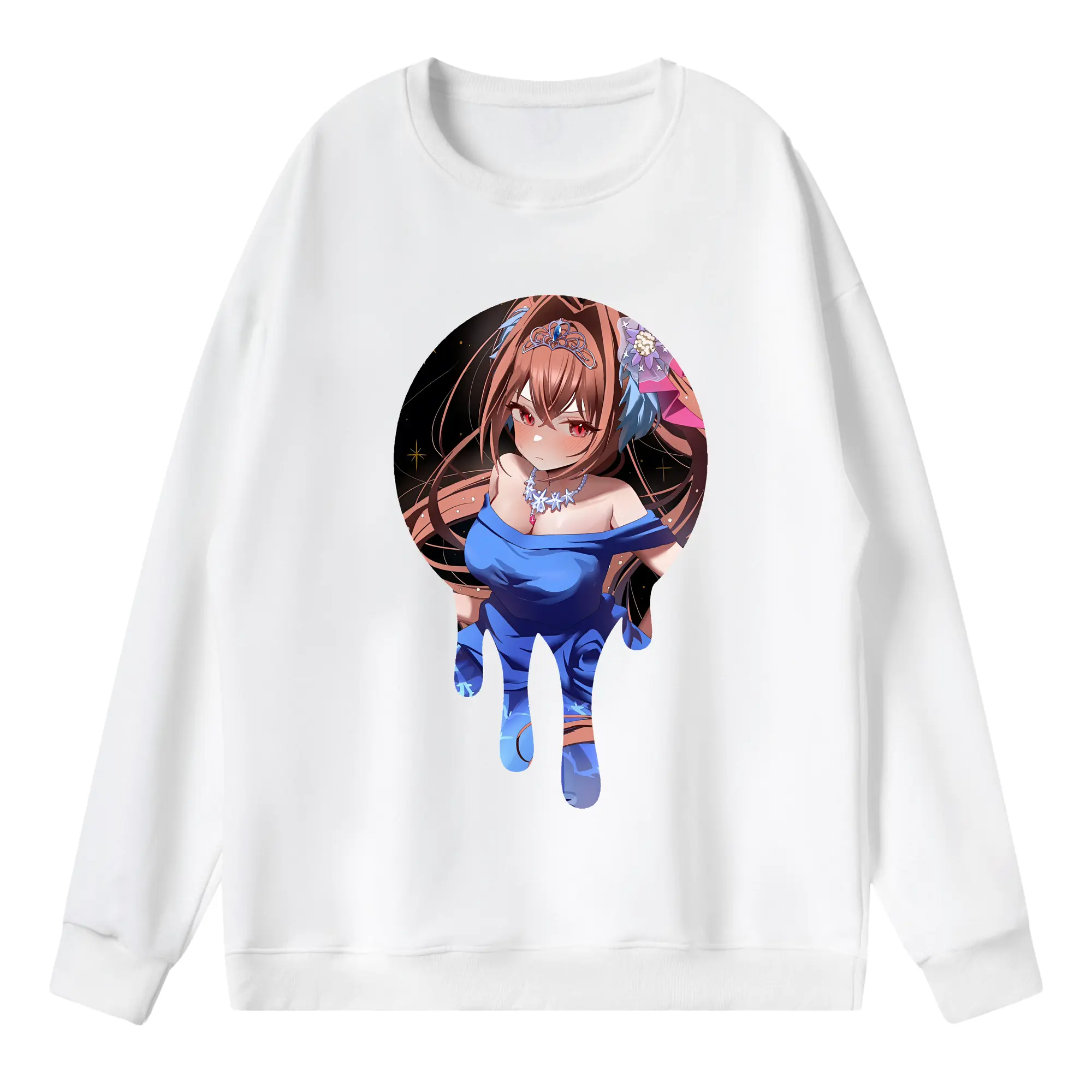 ウマ娘 プリティーダービー グッズ ダイワスカーレット - 薄手 クルーネック スウェット 裏毛260g · ポリエステル 春秋向け カジュアル 男女兼用 · トレーナー デイリー スポーツ 散歩に最適