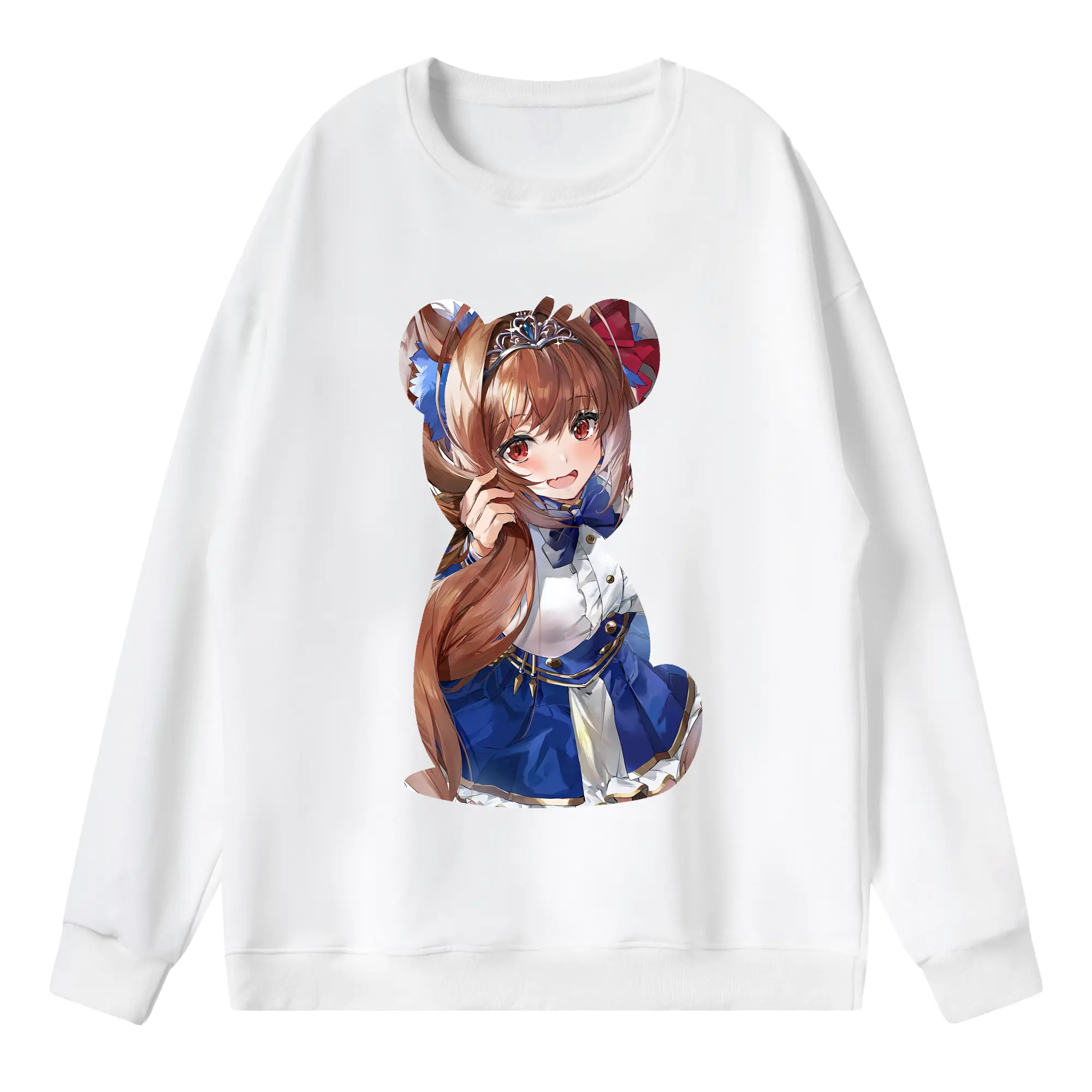 ウマ娘 プリティーダービー グッズ ダイワスカーレット - 薄手 クルーネック スウェット 裏毛260g · ポリエステル 春秋向け カジュアル 男女兼用 · トレーナー デイリー スポーツ 散歩に最適