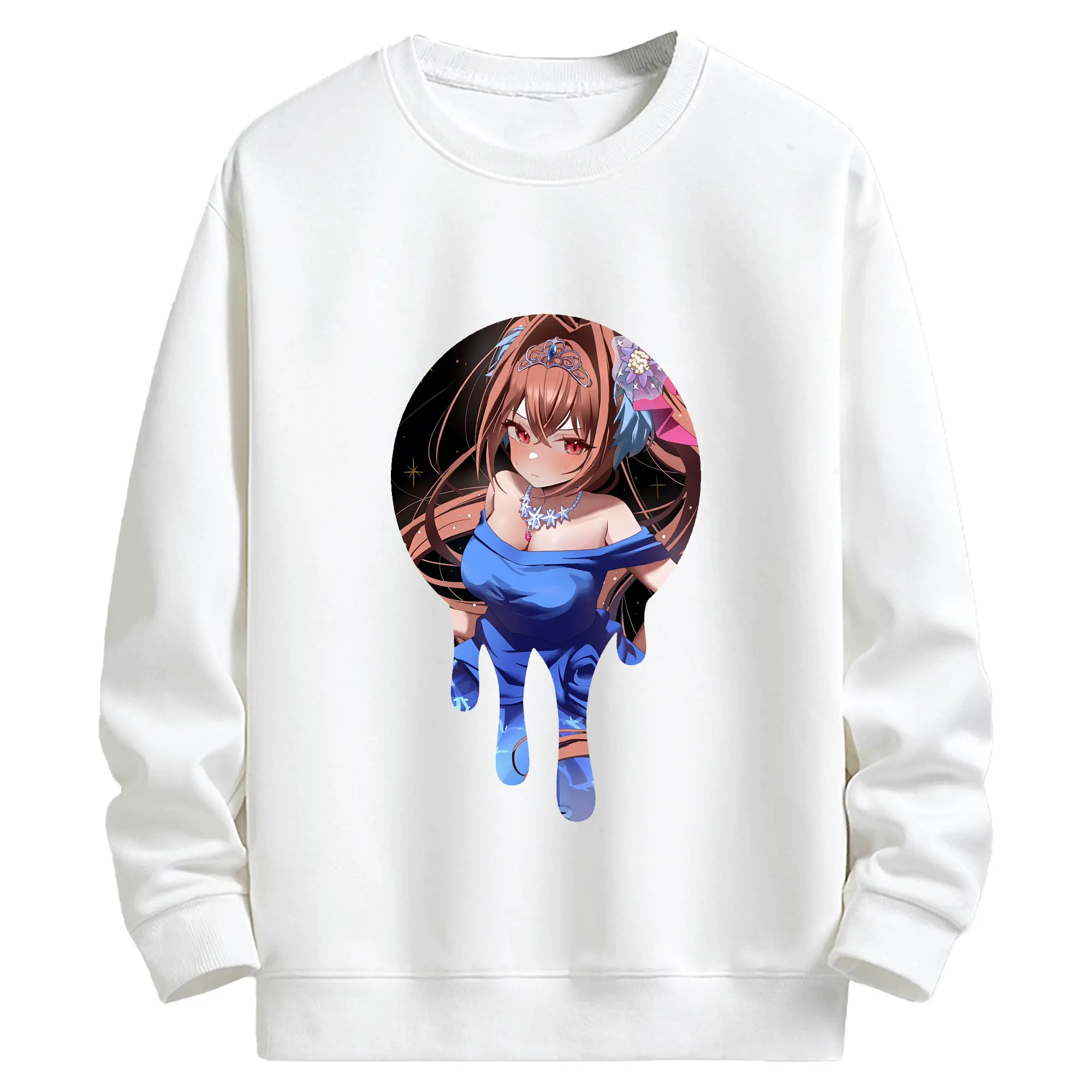 ウマ娘 プリティーダービー グッズ ダイワスカーレット - キッズ クルーネックスウェットシャツ ・ フロントプリント ・ 綿80％ ポリエステル20％ ・ 快適 通学 スポーツ 日常使い お散歩用