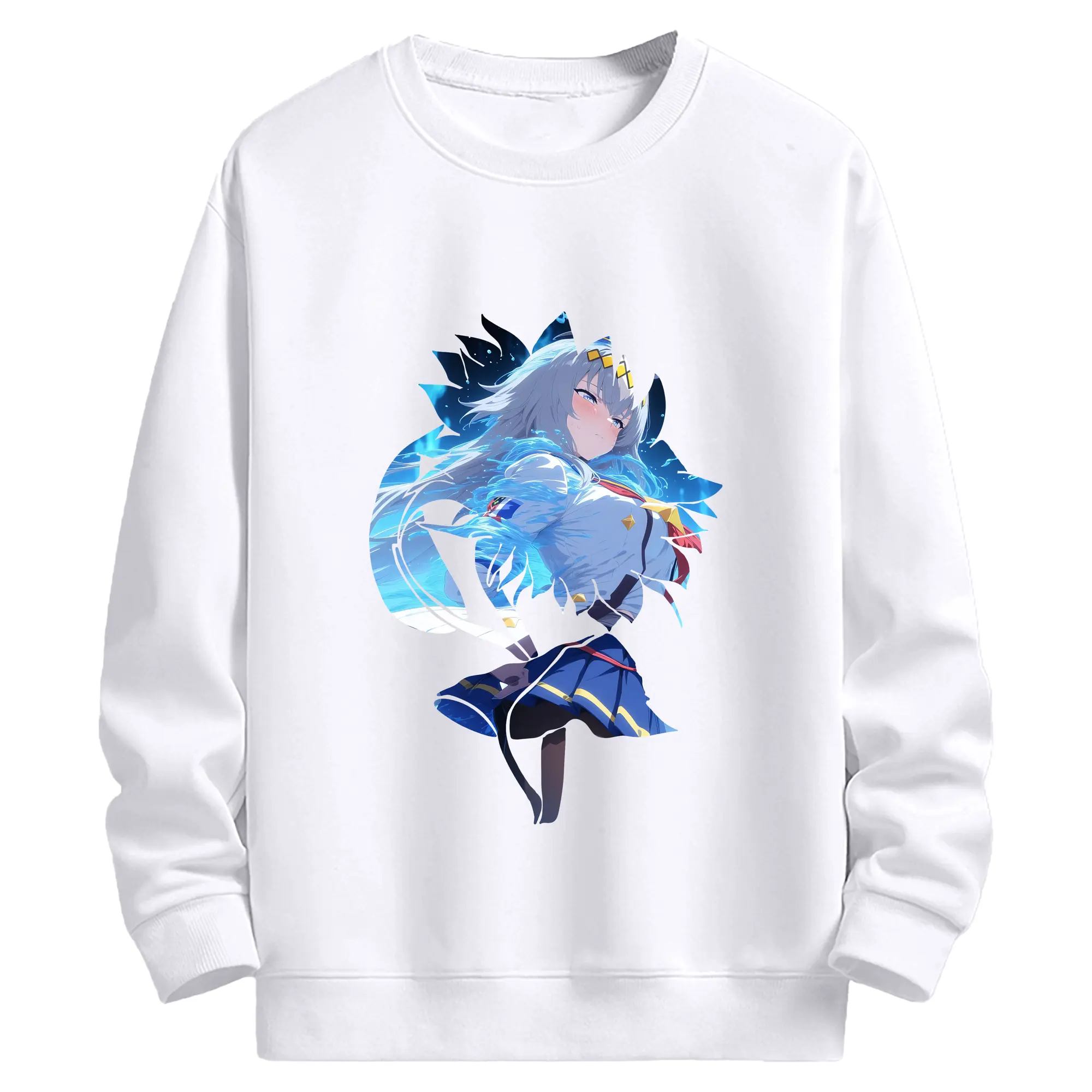 ウマ娘 プリティーダービー グッズ オグリキャップ - 高品質 クルーネック スウェット ・ コットン59％ ポリエステル41％ ・ ユニセックス 長袖 トレーナー ・ カジュアル デイリー スポーツ 散歩用