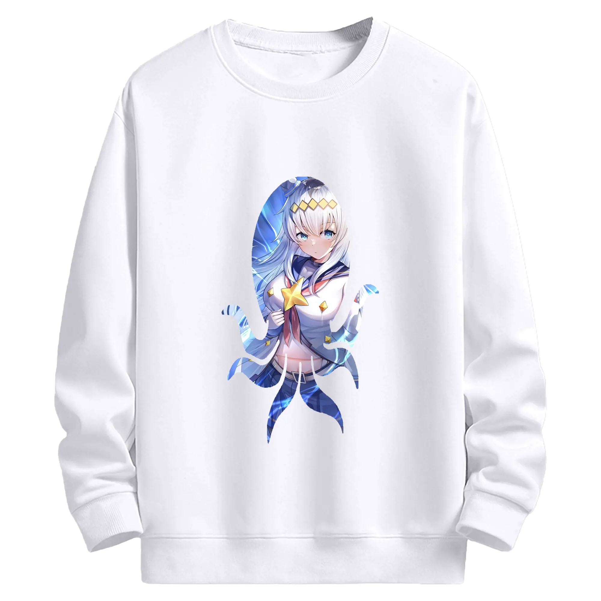 ウマ娘 プリティーダービー グッズ オグリキャップ - 高品質 クルーネック スウェット ・ コットン59％ ポリエステル41％ ・ ユニセックス 長袖 トレーナー ・ カジュアル デイリー スポーツ 散歩用