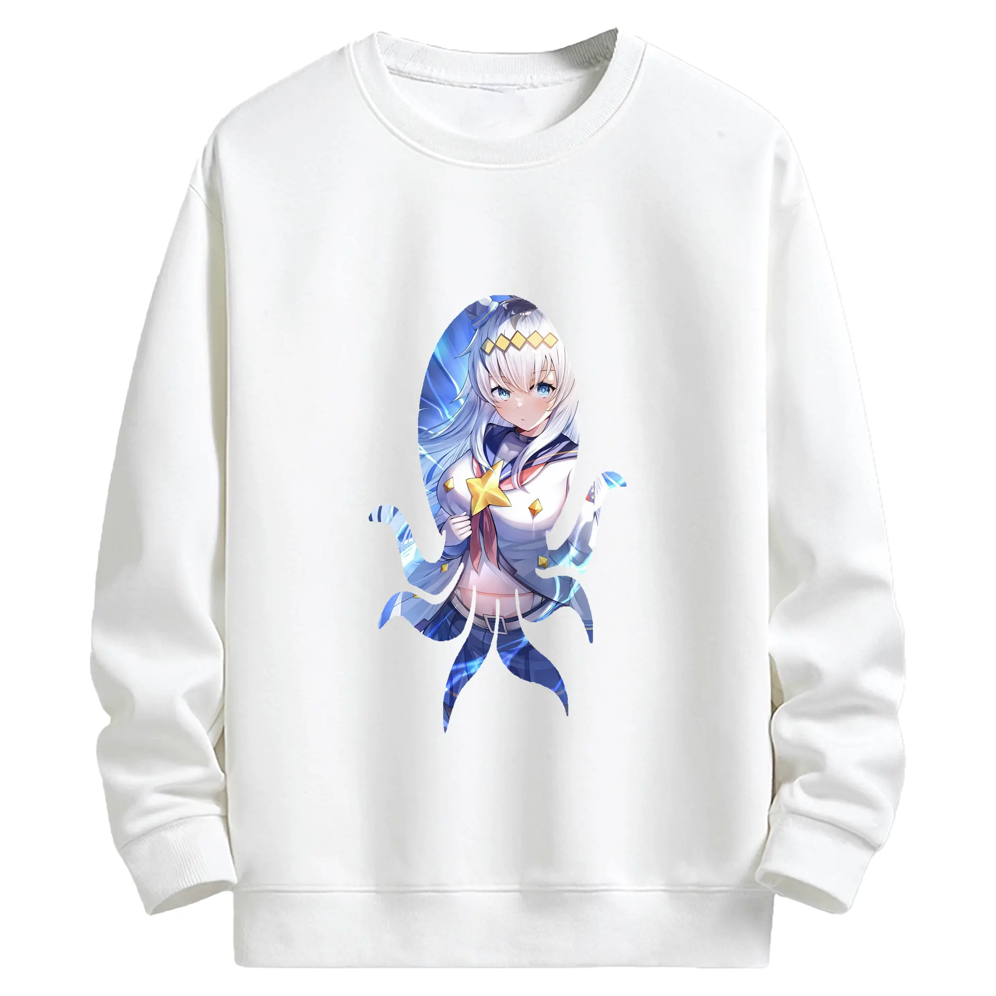 ウマ娘 プリティーダービー グッズ オグリキャップ - キッズ クルーネックスウェットシャツ ・ フロントプリント ・ 綿80％ ポリエステル20％ ・ 快適 通学 スポーツ 日常使い お散歩用