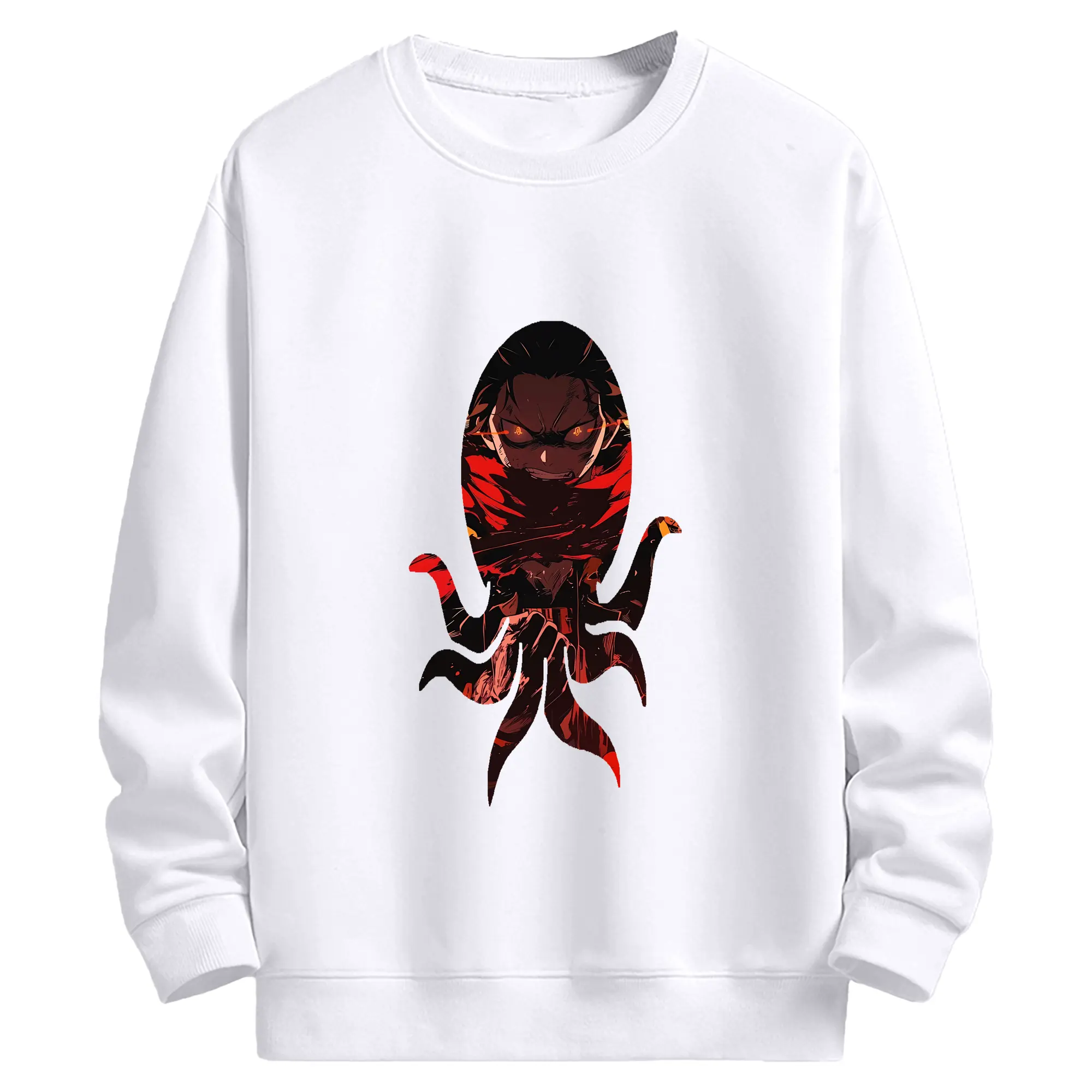 リゼロ グッズ ナツキ・スバル - 高品質 クルーネック スウェット ・ コットン59％ ポリエステル41％ ・ ユニセックス 長袖 トレーナー ・ カジュアル デイリー スポーツ 散歩用