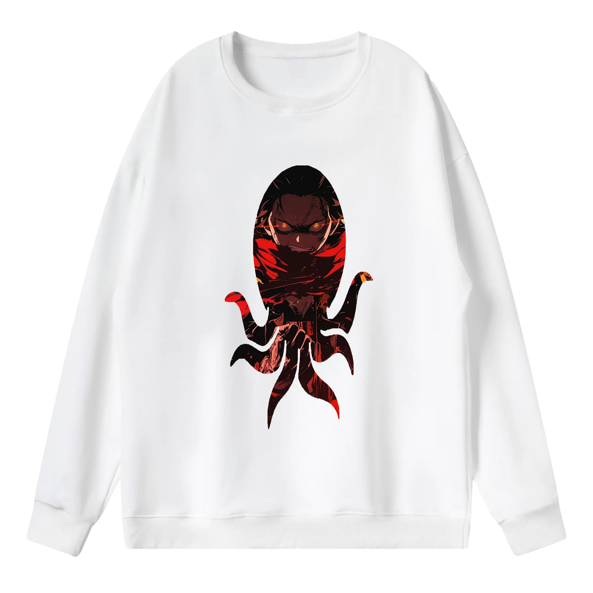 リゼロ グッズ ナツキ・スバル - 薄手 クルーネック スウェット 裏毛260g · ポリエステル 春秋向け カジュアル 男女兼用 · トレーナー デイリー スポーツ 散歩に最適