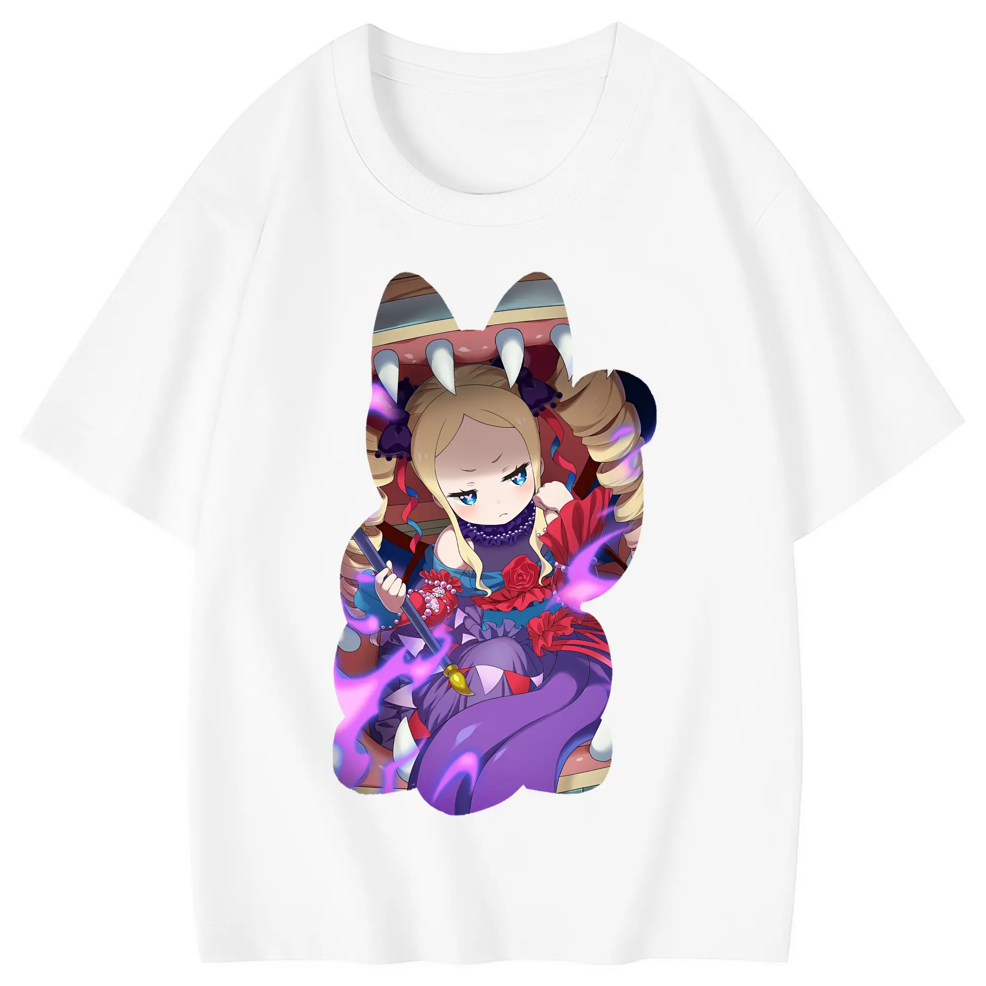 リゼロ グッズ ベアトリス - 綿100％ キッズTシャツ ・ フロントプリント ・ 快適 通気性 ・ スポーツ カジュアル 散歩用