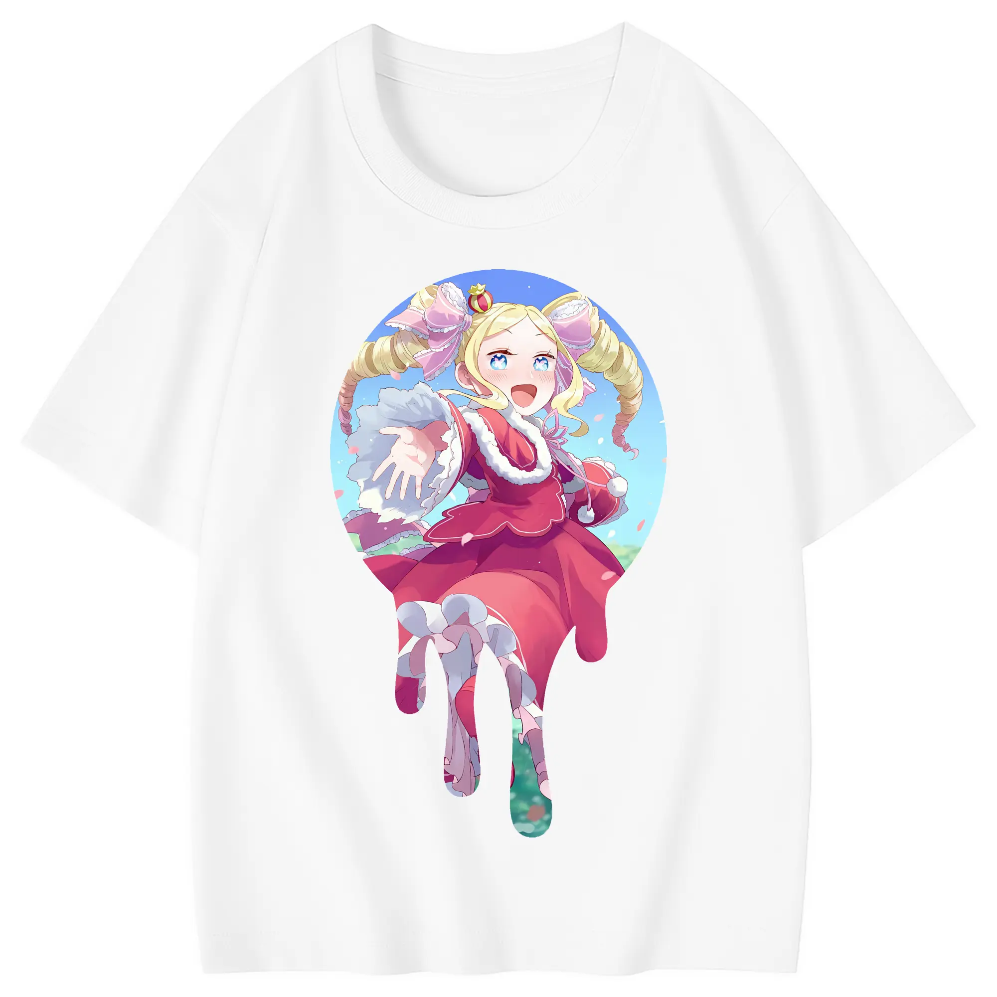 リゼロ グッズ ベアトリス - 綿100％ キッズTシャツ ・ フロントプリント ・ 快適 通気性 ・ スポーツ カジュアル 散歩用