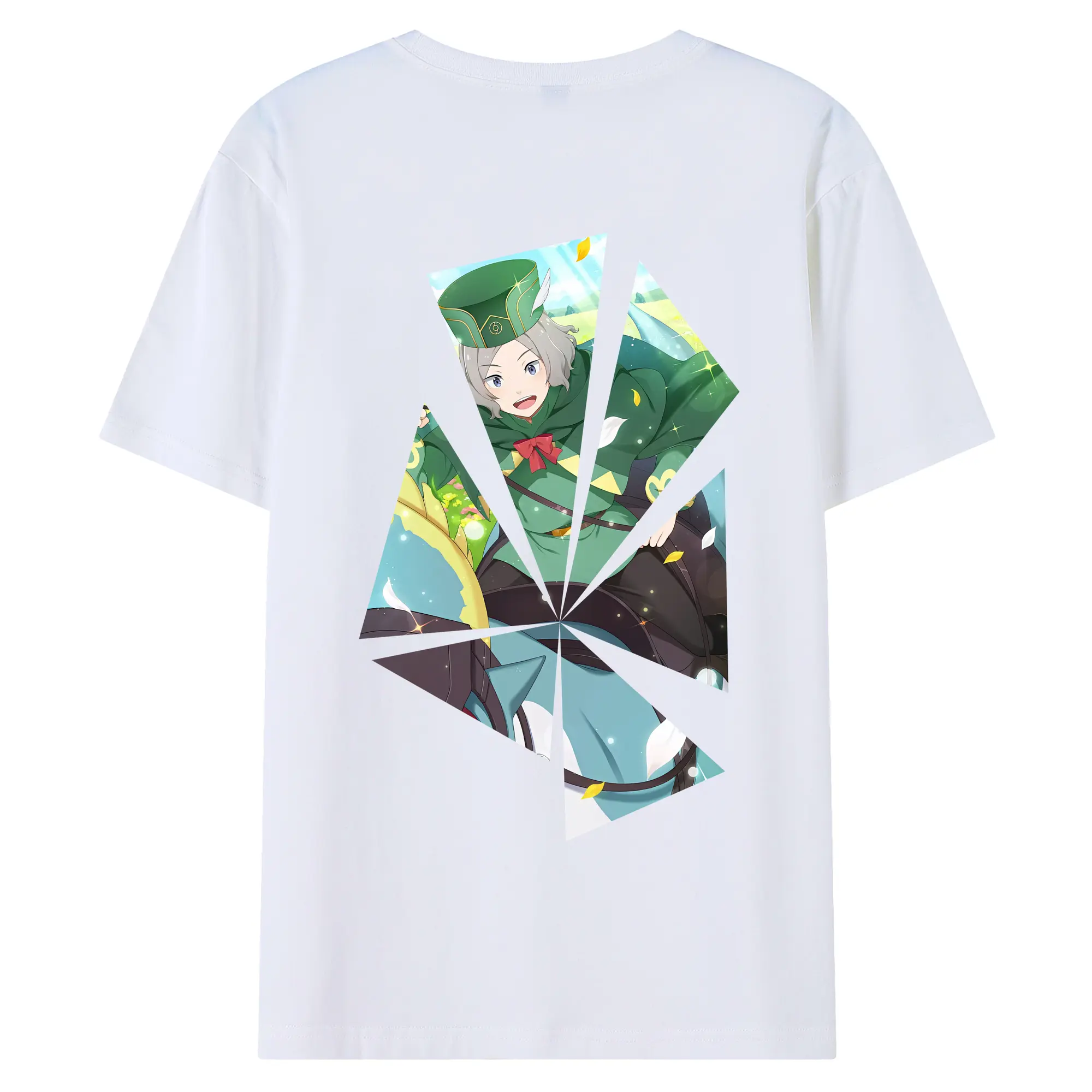 リゼロ グッズ オットー - 綿100％ 半袖Tシャツ ・ バックプリント ・ 快適 通気性 ・ 日常使い 散歩 スポーツ用