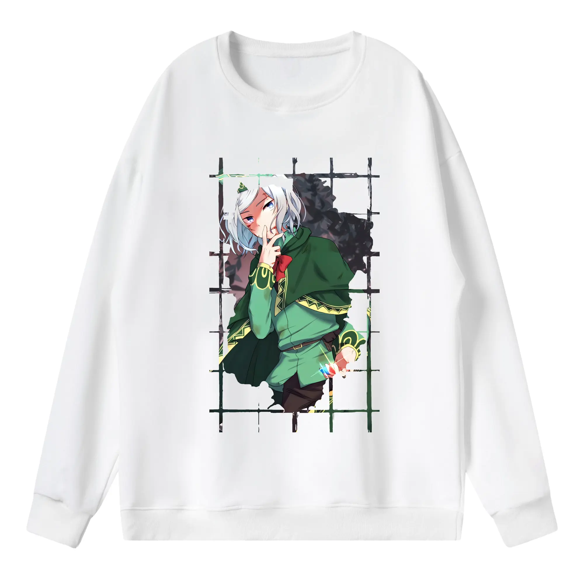 リゼロ グッズ オットー - 薄手 クルーネック スウェット 裏毛260g · ポリエステル 春秋向け カジュアル 男女兼用 · トレーナー デイリー スポーツ 散歩に最適