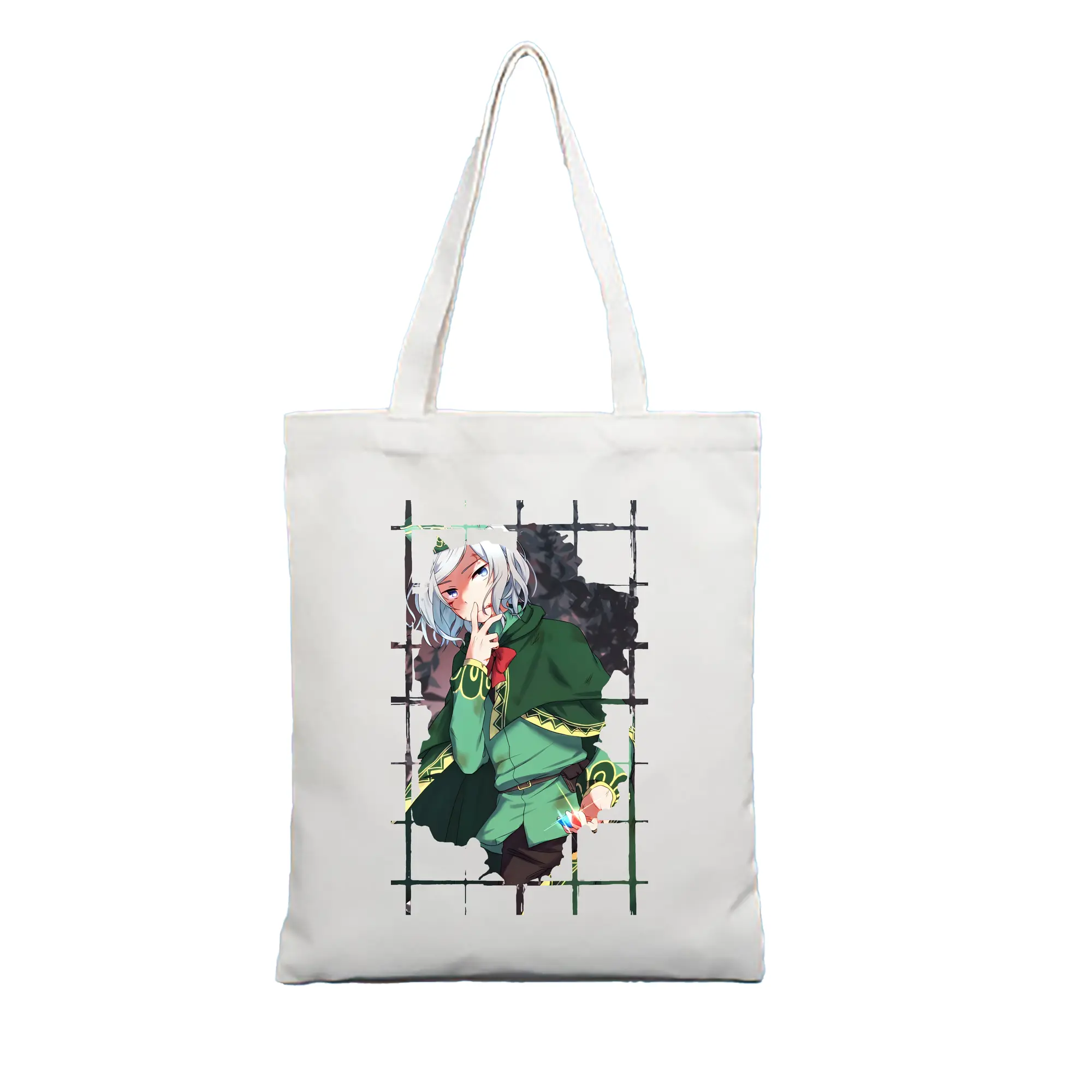 リゼロ グッズ オットー - 縦型キャンバス手提げバッグ（トートバッグ） ・ キャンバス素材 ・ ショッピング用 ・ 軽量 丈夫 お手入れ簡単