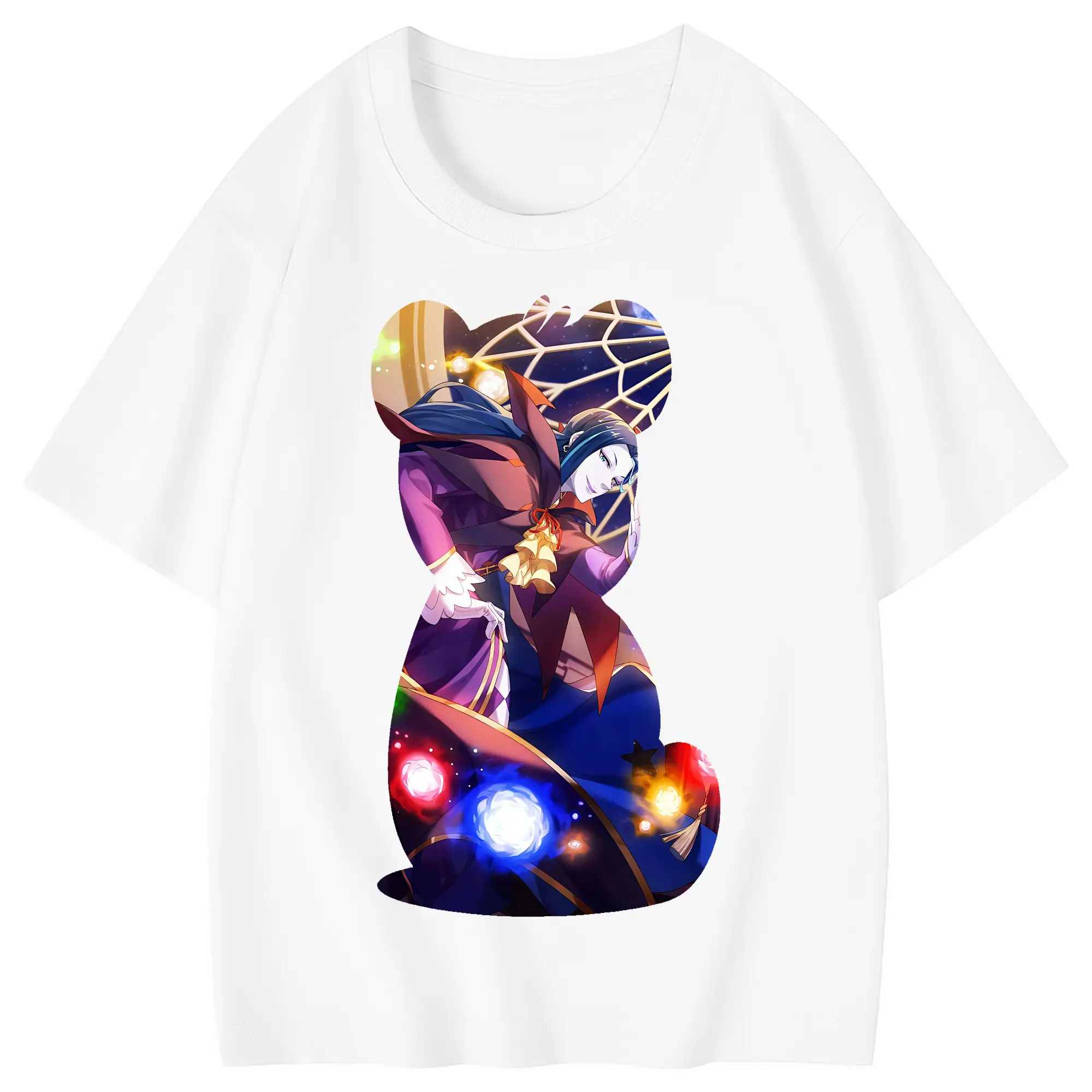 リゼロ グッズ ロズワール - 綿100％ キッズTシャツ ・ フロントプリント ・ 快適 通気性 ・ スポーツ カジュアル 散歩用