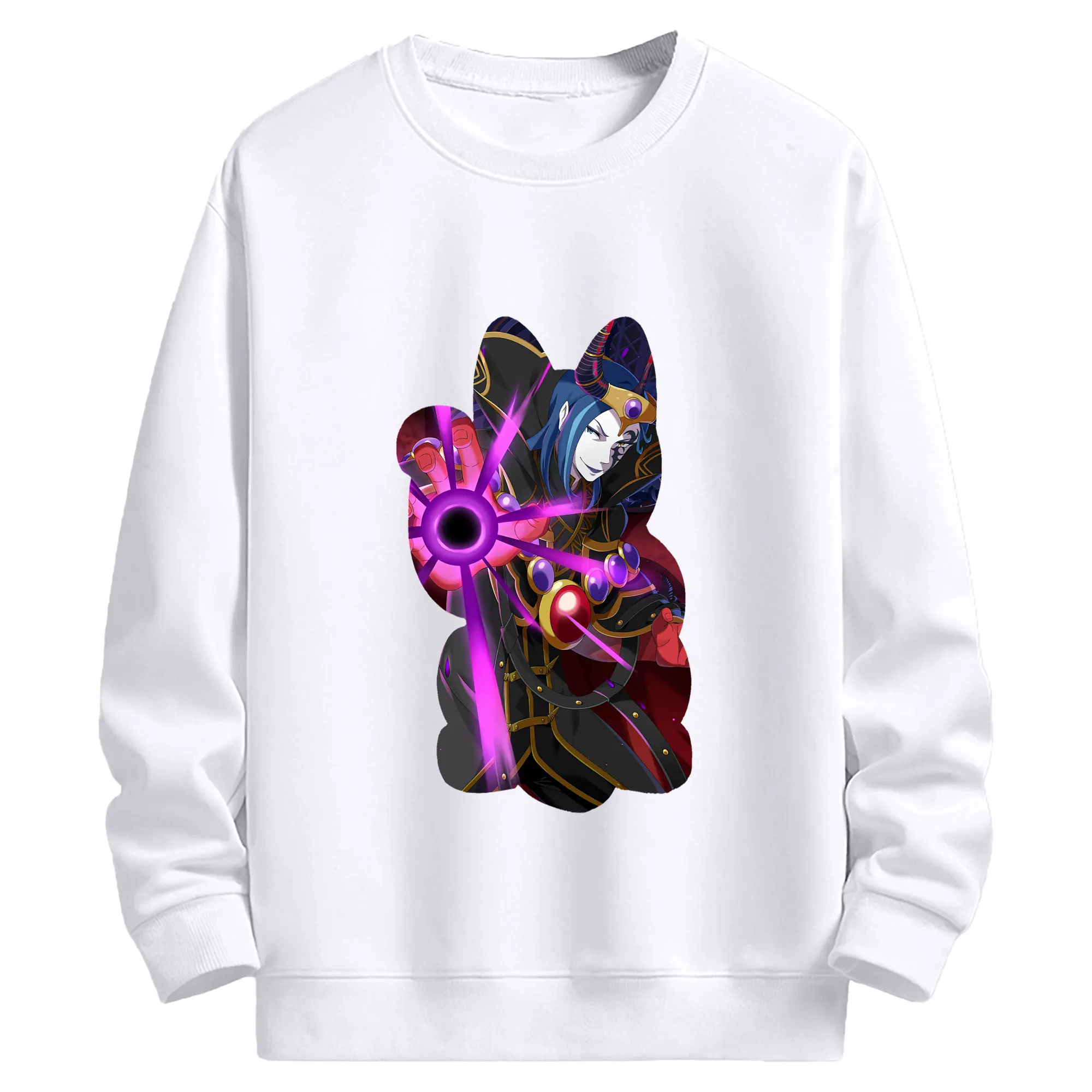 リゼロ グッズ ロズワール - 高品質 クルーネック スウェット ・ コットン59％ ポリエステル41％ ・ ユニセックス 長袖 トレーナー ・ カジュアル デイリー スポーツ 散歩用