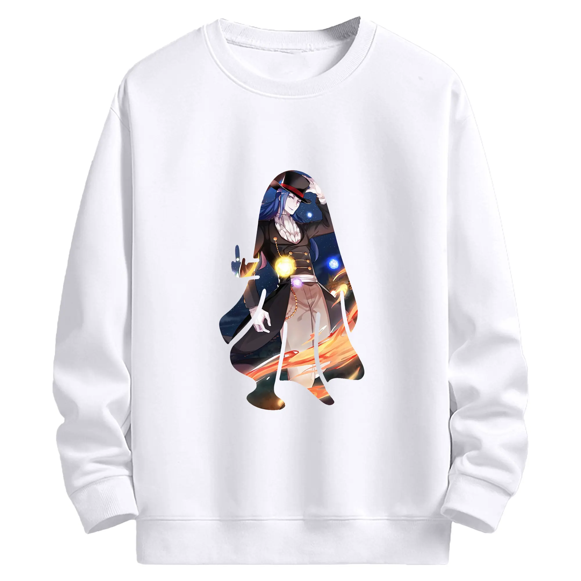 リゼロ グッズ ロズワール - 高品質 クルーネック スウェット ・ コットン59％ ポリエステル41％ ・ ユニセックス 長袖 トレーナー ・ カジュアル デイリー スポーツ 散歩用