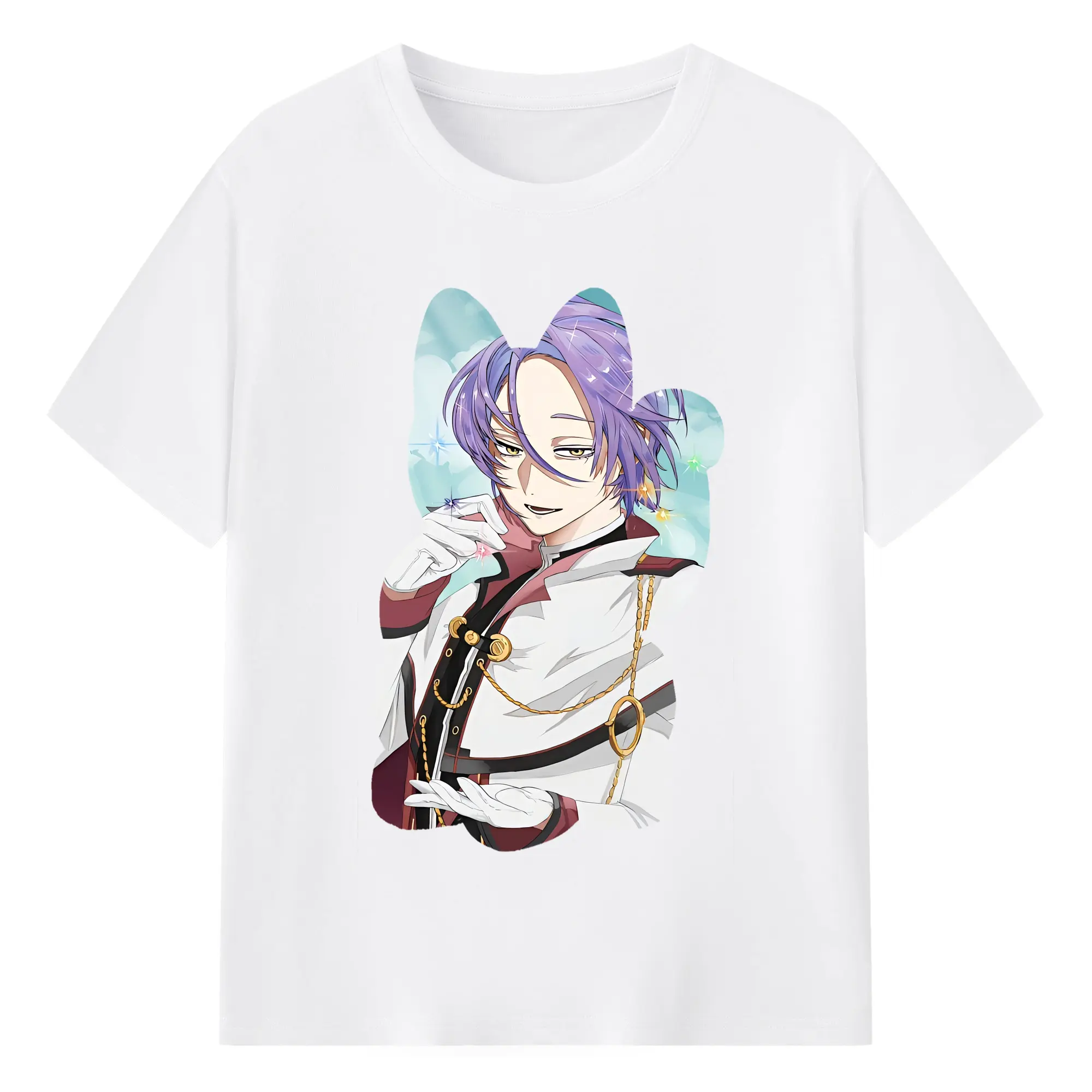 リゼロ グッズ ユリウス - 綿100％ 半袖Tシャツ ・ フロントプリント ・ 快適 通気性 ・ 日常使い 散歩 スポーツ用
