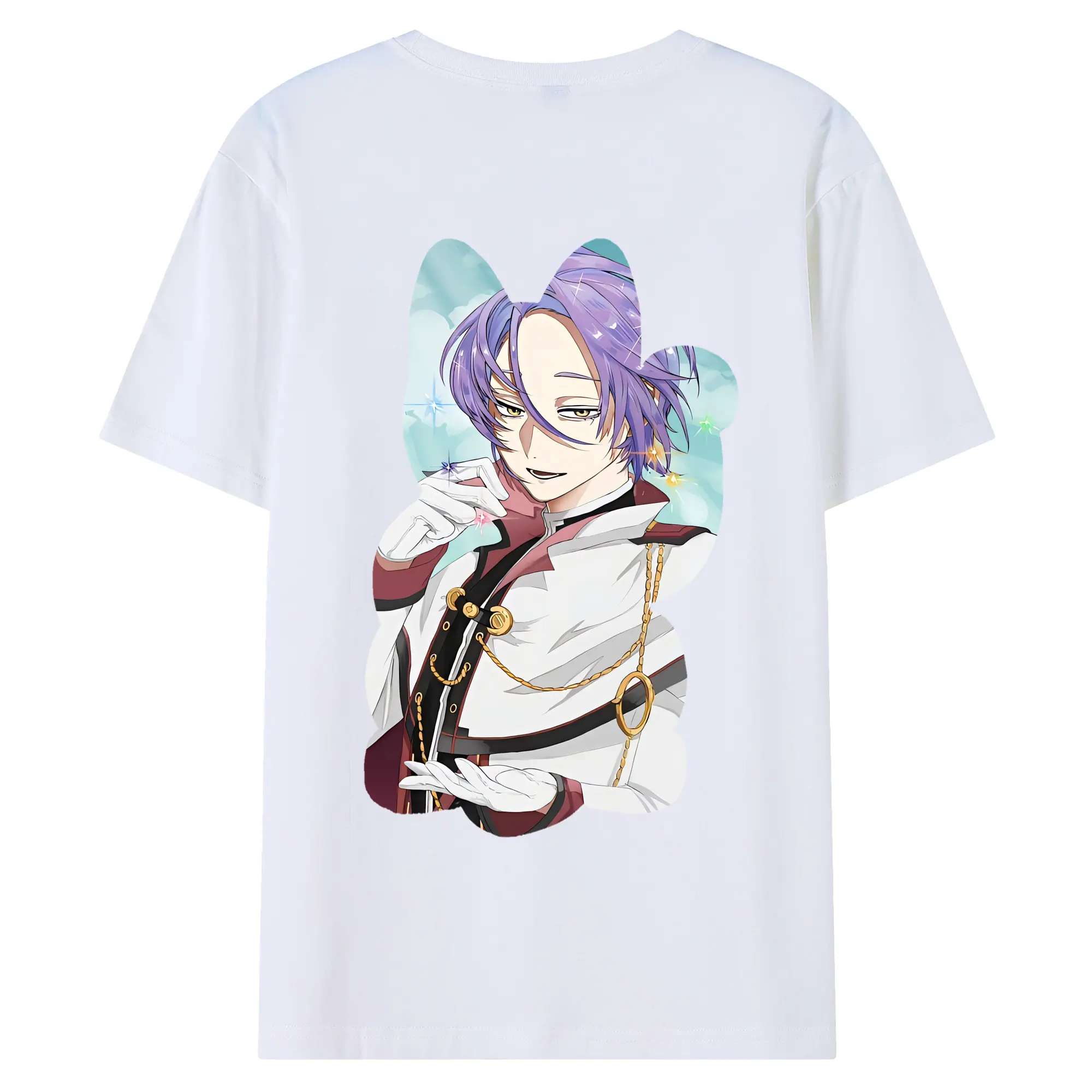 リゼロ グッズ ユリウス - 綿100％ 半袖Tシャツ ・ バックプリント ・ 快適 通気性 ・ 日常使い 散歩 スポーツ用