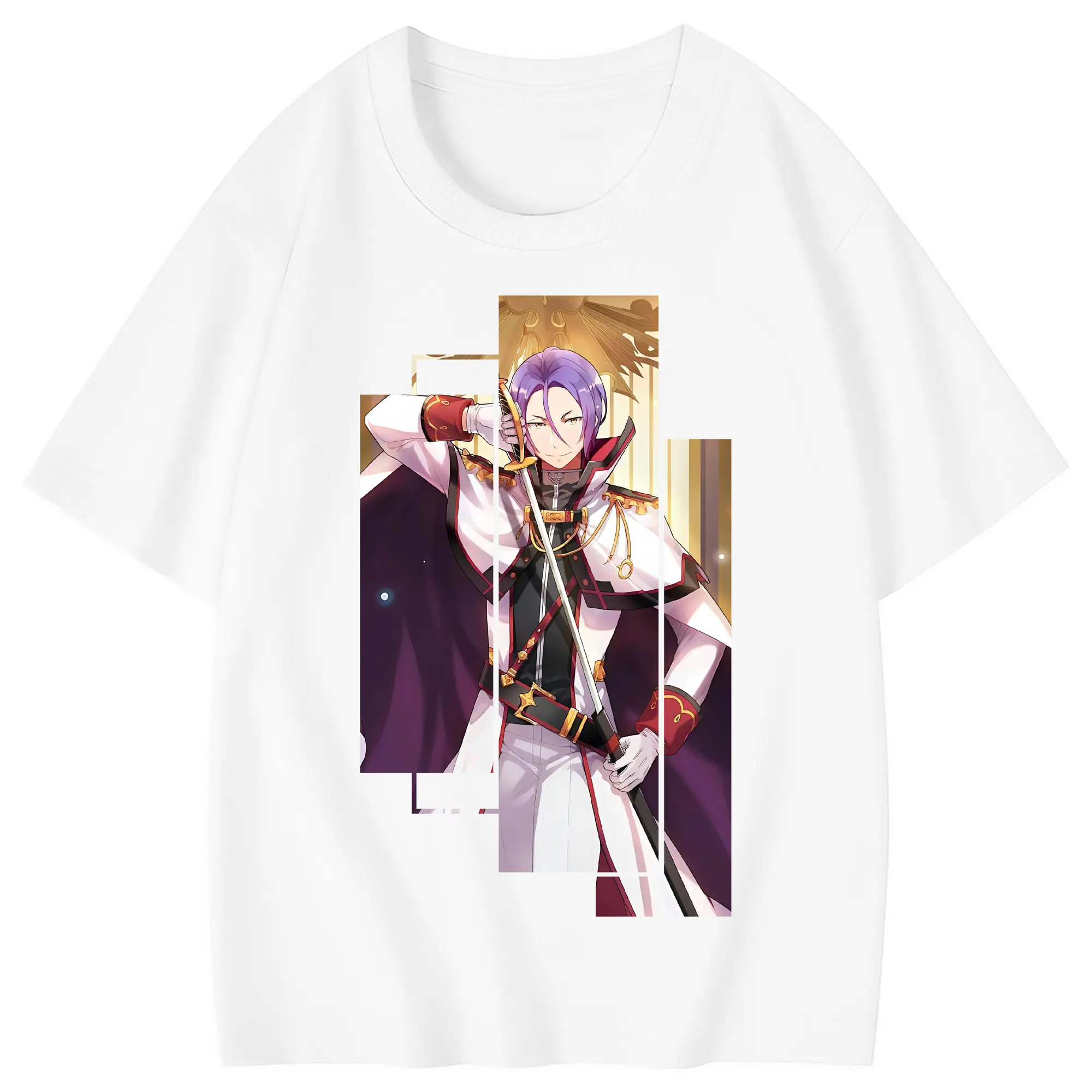 リゼロ グッズ ユリウス - 綿100％ キッズTシャツ ・ フロントプリント ・ 快適 通気性 ・ スポーツ カジュアル 散歩用