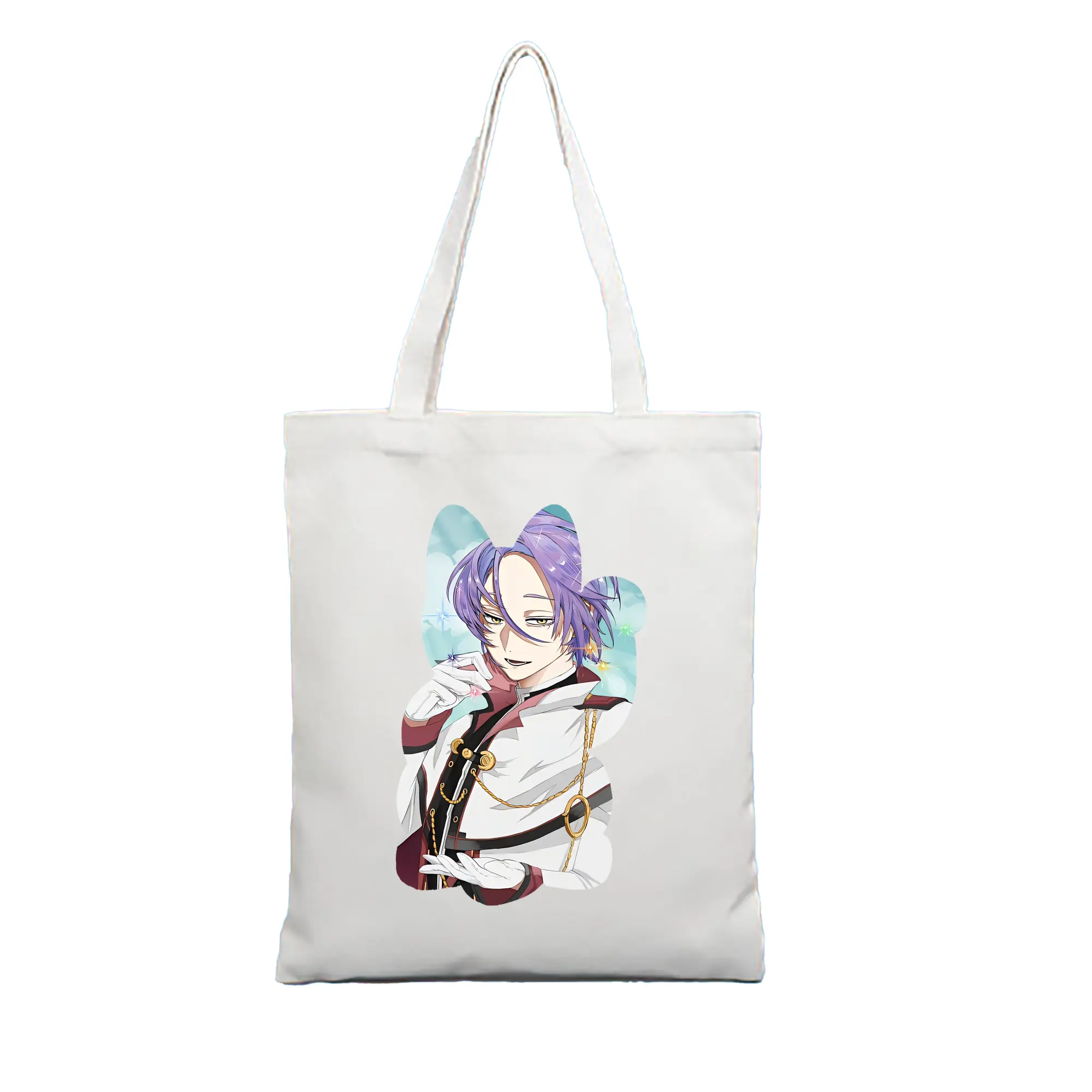 リゼロ グッズ ユリウス - 縦型キャンバス手提げバッグ（トートバッグ） ・ キャンバス素材 ・ ショッピング用 ・ 軽量 丈夫 お手入れ簡単