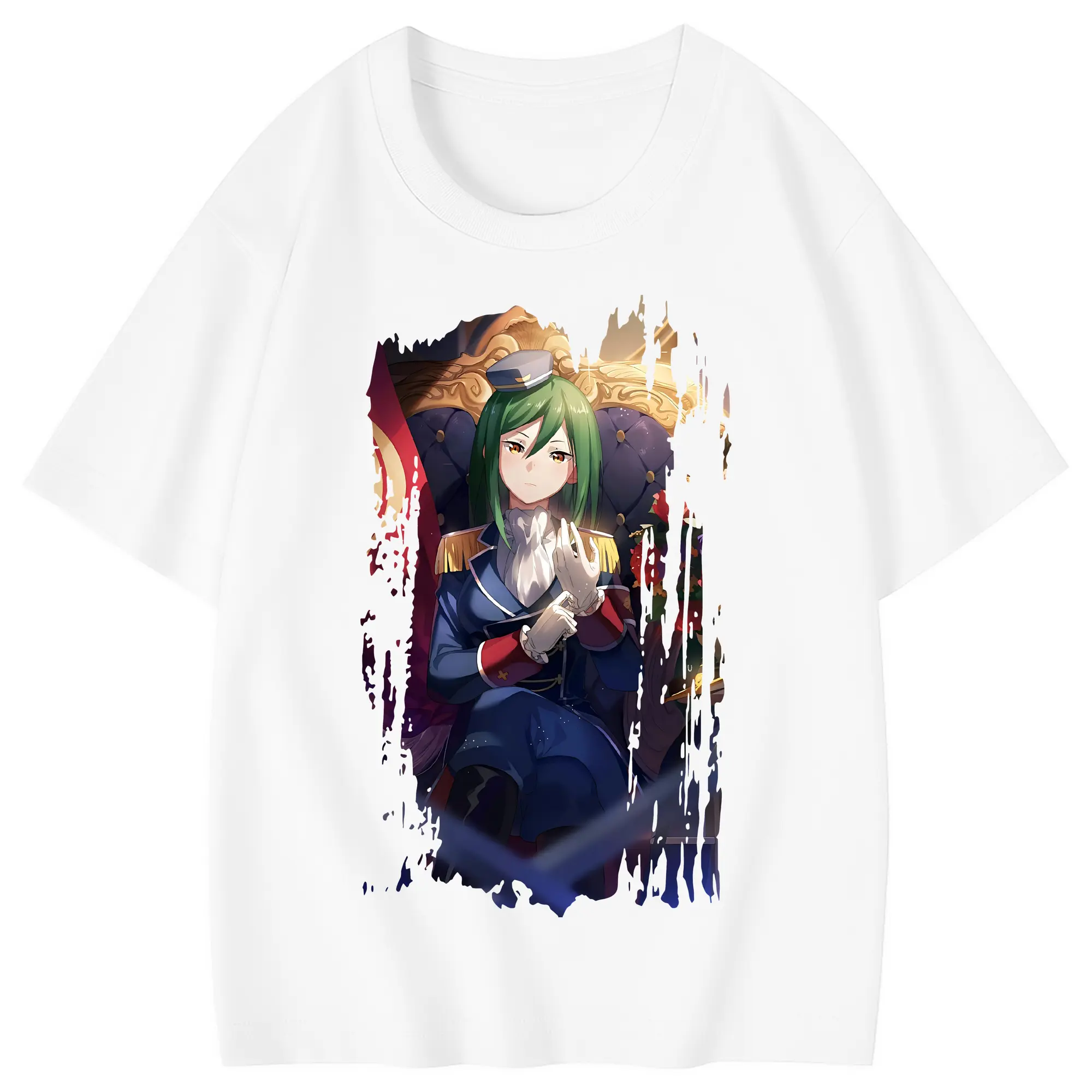 リゼロ グッズ シオン - 綿100％ キッズTシャツ ・ フロントプリント ・ 快適 通気性 ・ スポーツ カジュアル 散歩用