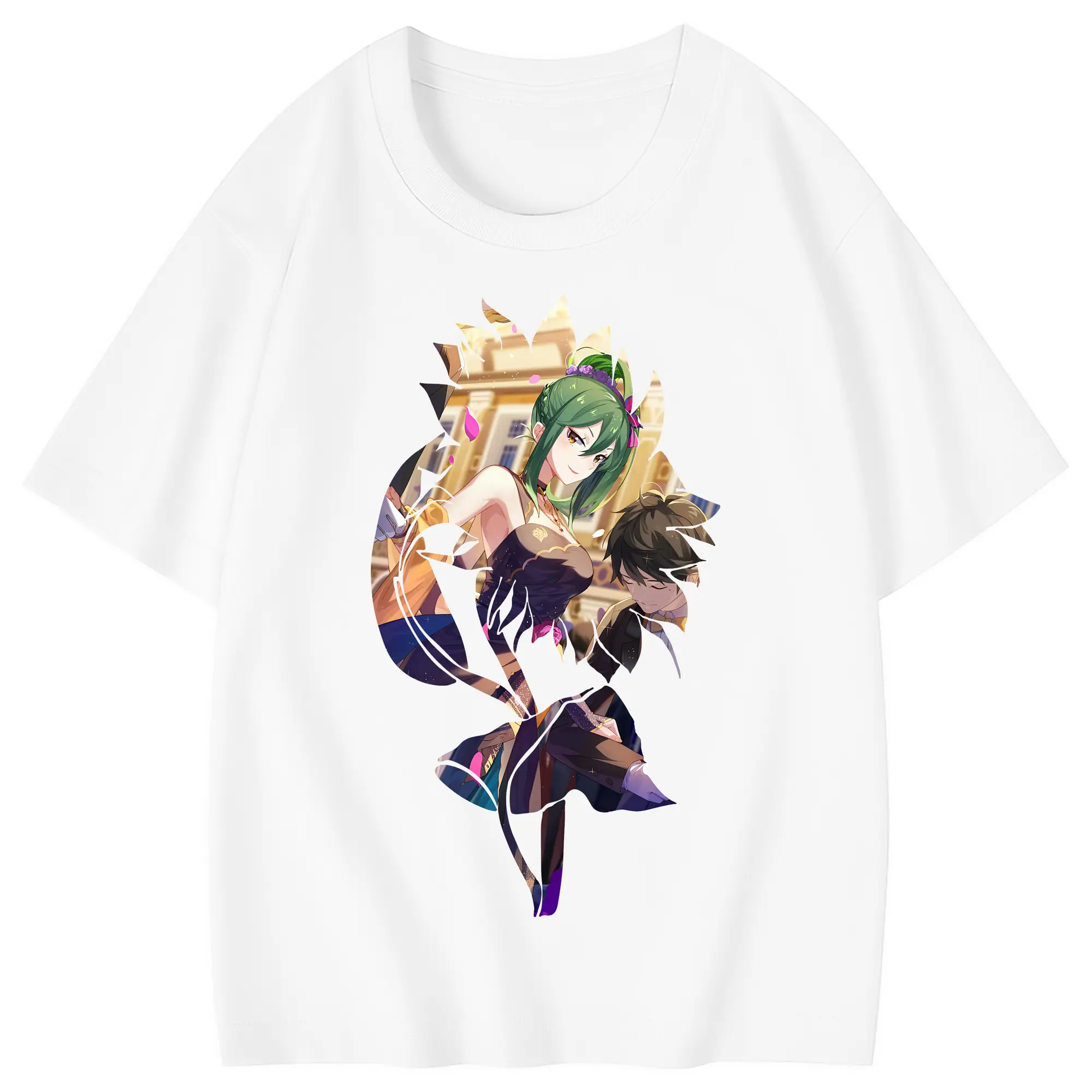 リゼロ グッズ シオン - 綿100％ キッズTシャツ ・ フロントプリント ・ 快適 通気性 ・ スポーツ カジュアル 散歩用