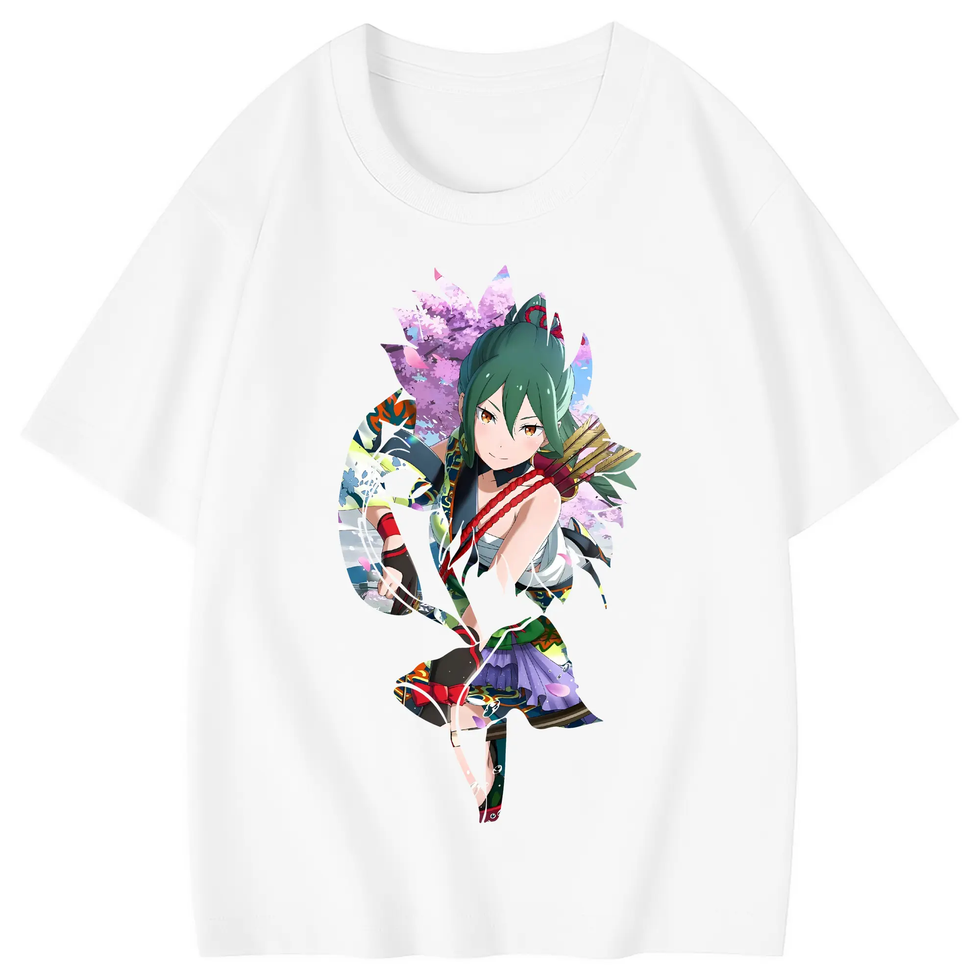 リゼロ グッズ シオン - 綿100％ キッズTシャツ ・ フロントプリント ・ 快適 通気性 ・ スポーツ カジュアル 散歩用