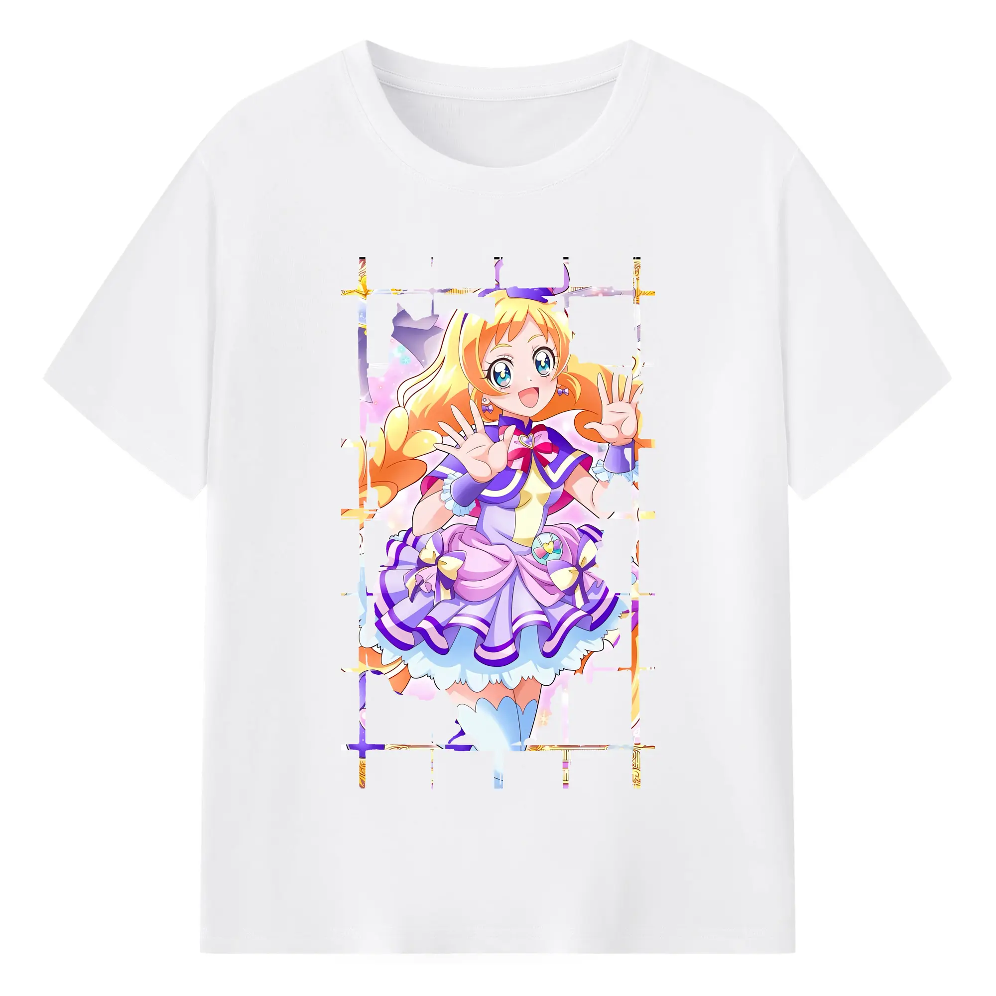 わんだふるぷりきゅあ グッズ 犬飼いろは - 綿100％ 半袖Tシャツ ・ フロントプリント ・ 快適 通気性 ・ 日常使い 散歩 スポーツ用