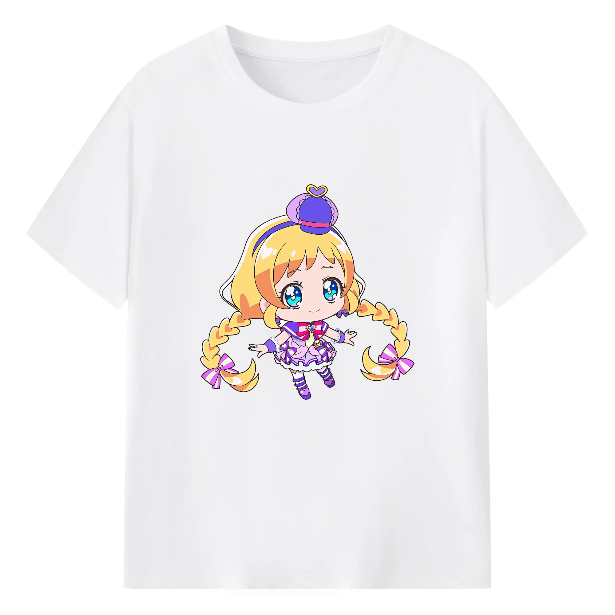 わんだふるぷりきゅあ グッズ 犬飼いろは - 綿100％ 半袖Tシャツ ・ フロントプリント ・ 快適 通気性 ・ 日常使い 散歩 スポーツ用