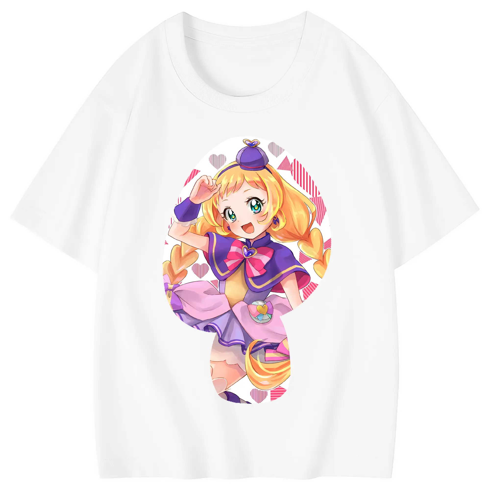 わんだふるぷりきゅあ グッズ 犬飼いろは - 綿100％ キッズTシャツ ・ フロントプリント ・ 快適 通気性 ・ スポーツ カジュアル 散歩用