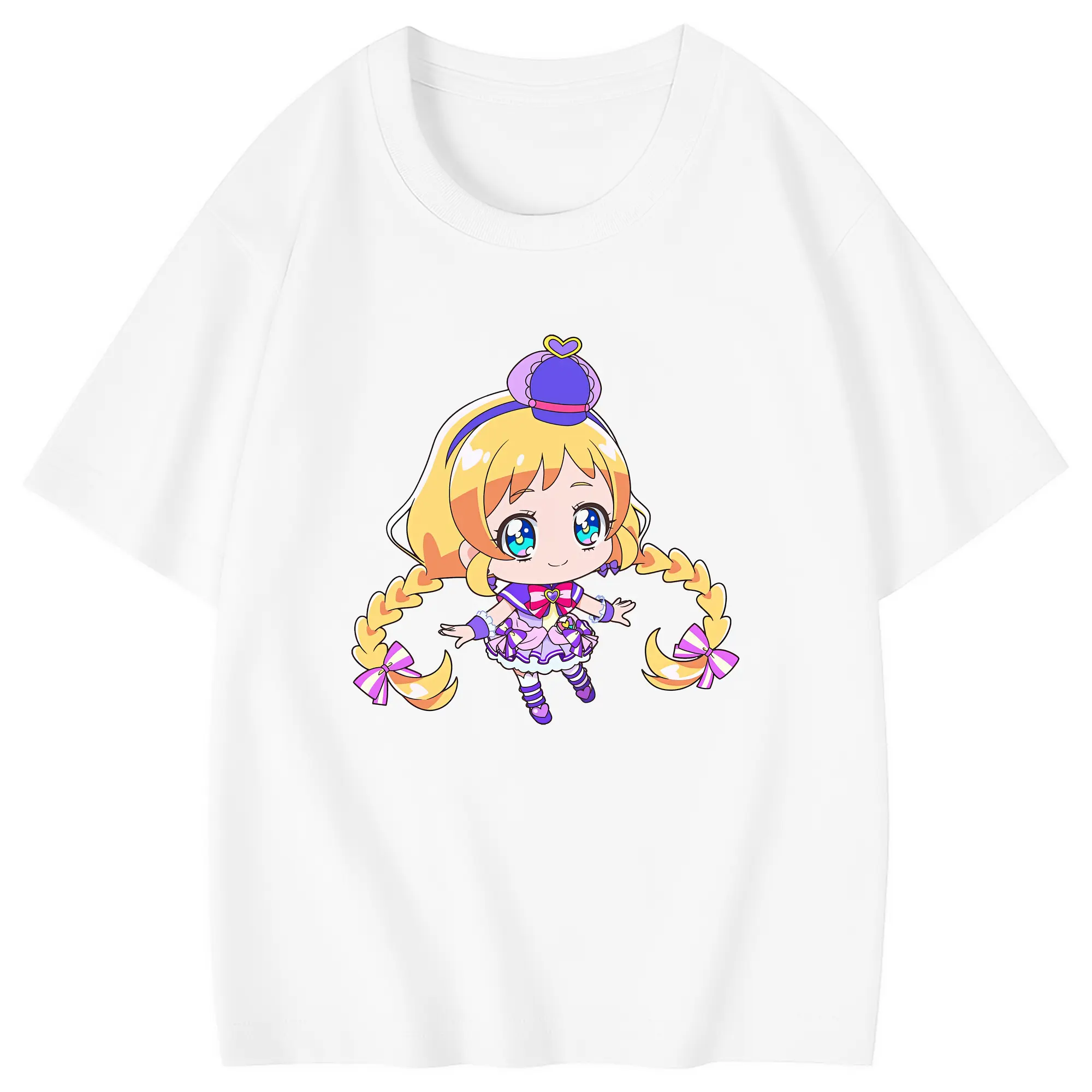 わんだふるぷりきゅあ グッズ 犬飼いろは - 綿100％ キッズTシャツ ・ フロントプリント ・ 快適 通気性 ・ スポーツ カジュアル 散歩用