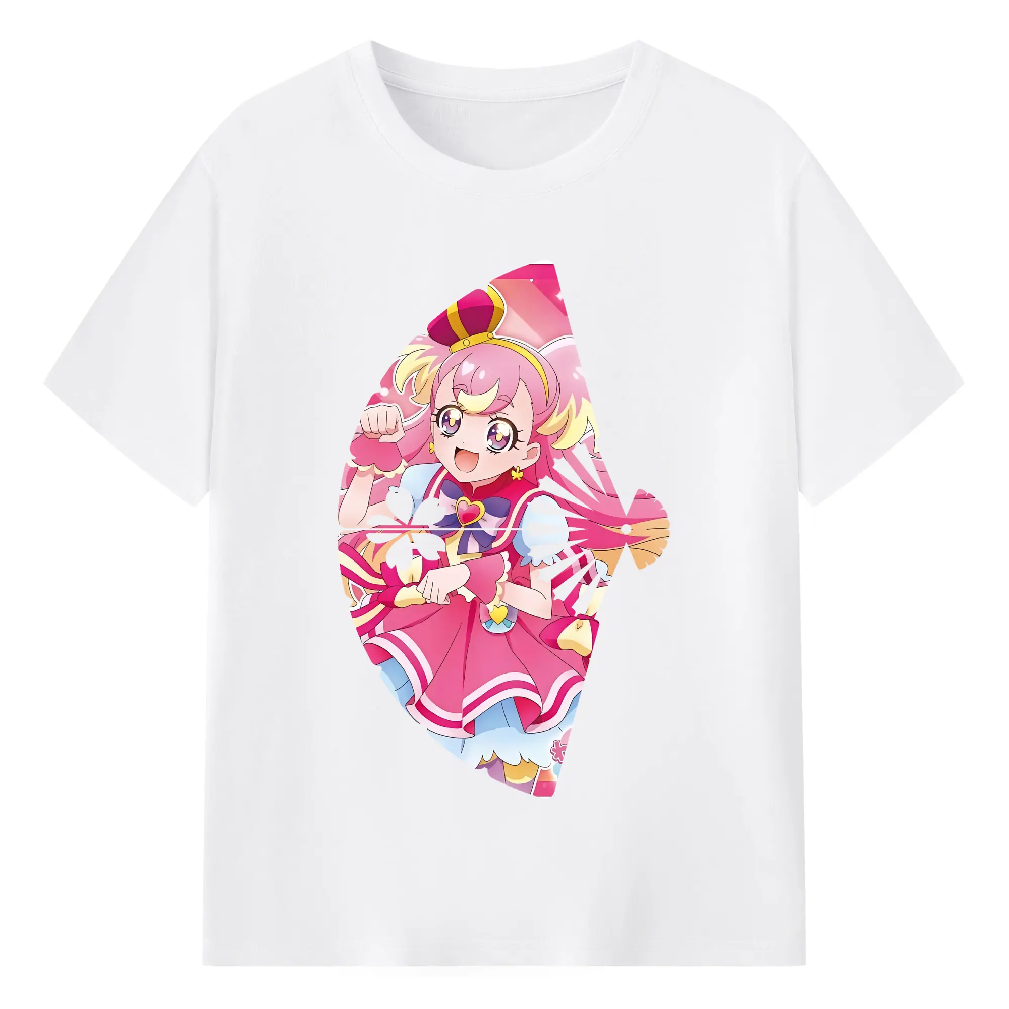 わんだふるぷりきゅあ グッズ 犬飼こむぎ - 綿100％ 半袖Tシャツ ・ フロントプリント ・ 快適 通気性 ・ 日常使い 散歩 スポーツ用