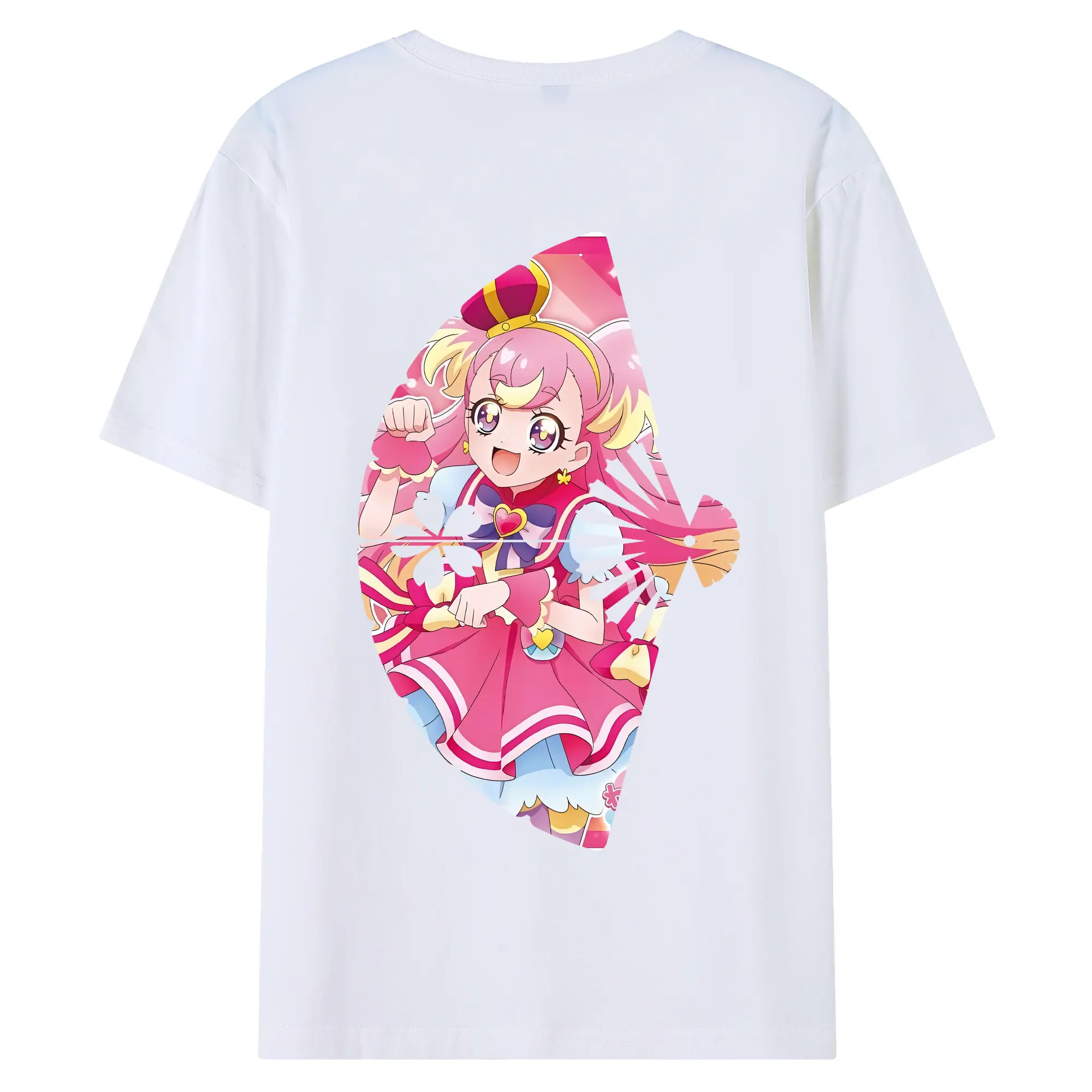 わんだふるぷりきゅあ グッズ 犬飼こむぎ - 綿100％ 半袖Tシャツ ・ バックプリント ・ 快適 通気性 ・ 日常使い 散歩 スポーツ用