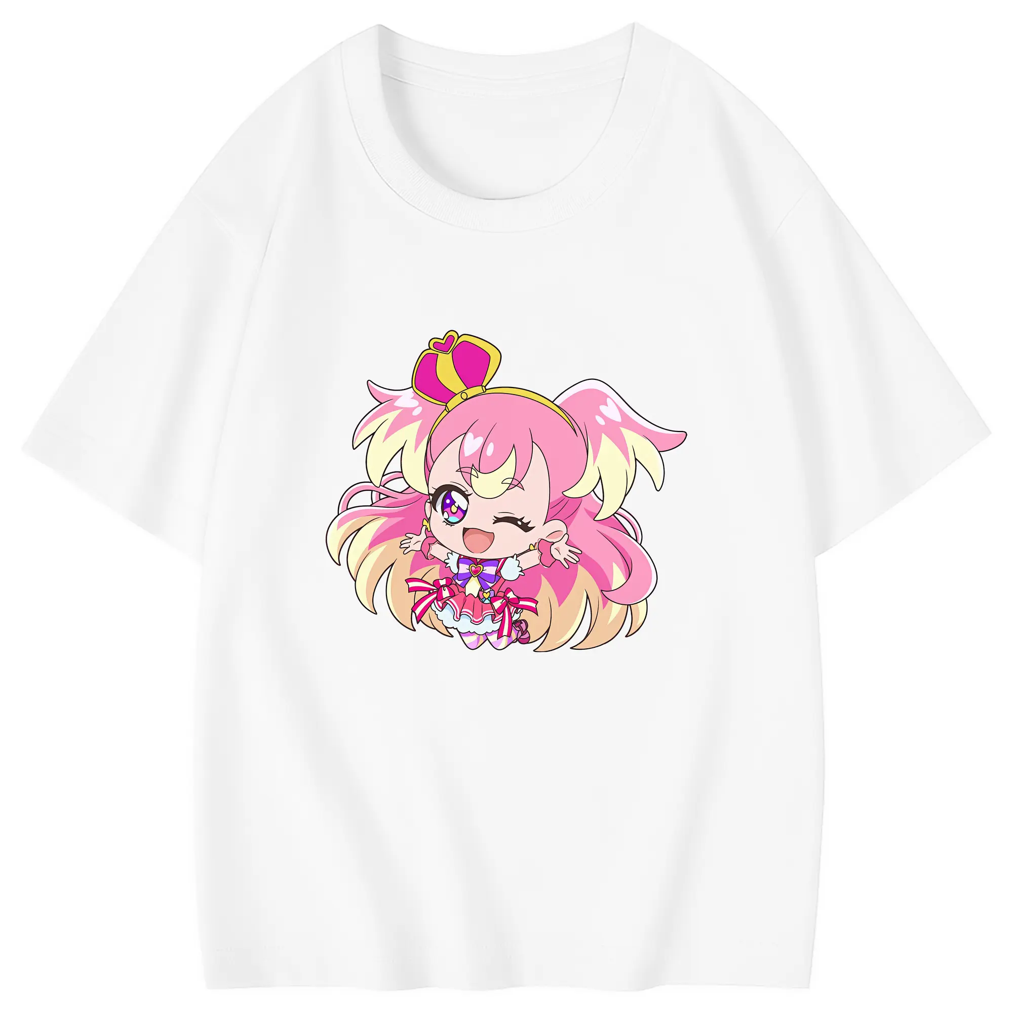 わんだふるぷりきゅあ グッズ 犬飼こむぎ - 綿100％ キッズTシャツ ・ フロントプリント ・ 快適 通気性 ・ スポーツ カジュアル 散歩用