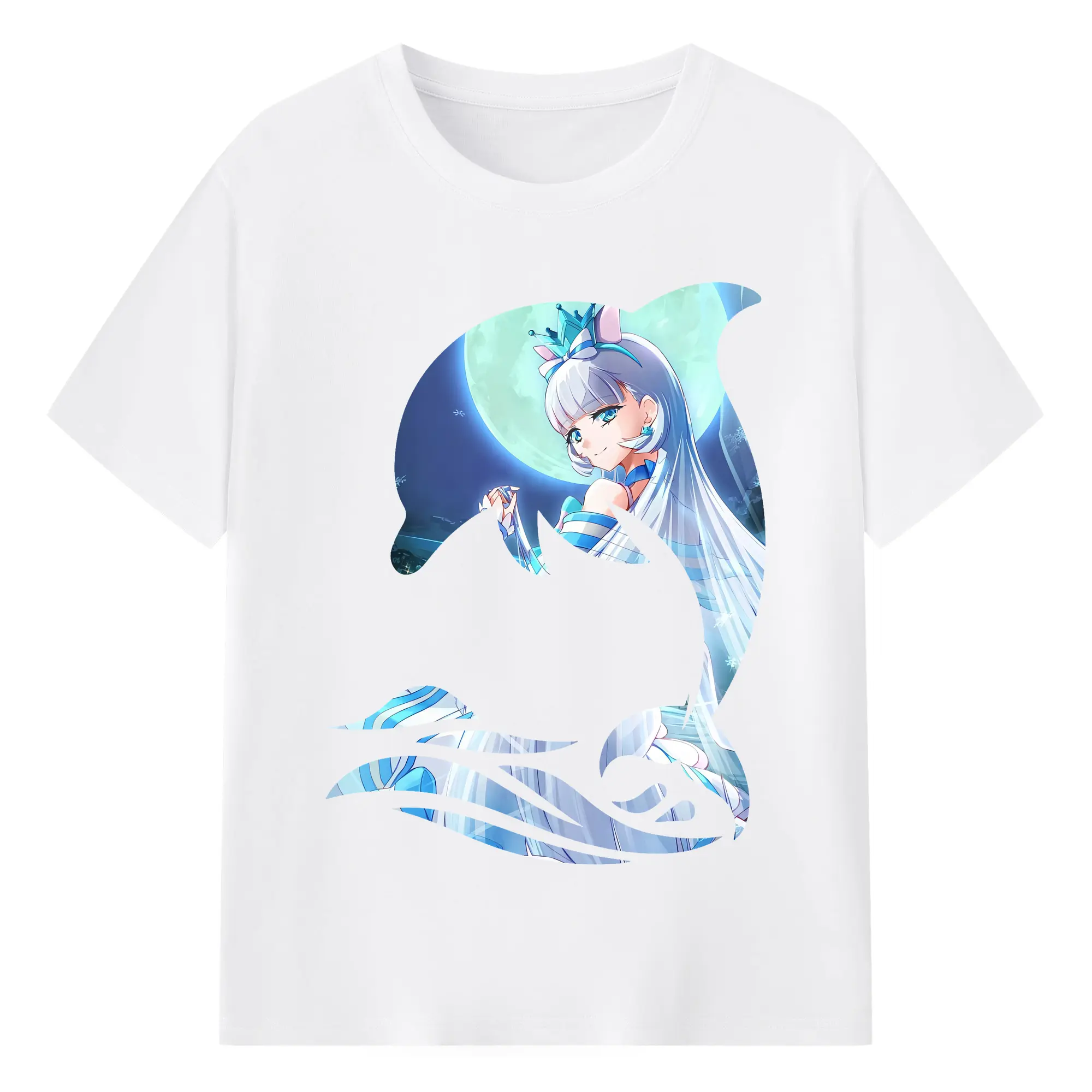 わんだふるぷりきゅあ グッズ 猫屋敷ユキ - 綿100％ 半袖Tシャツ ・ フロントプリント ・ 快適 通気性 ・ 日常使い 散歩 スポーツ用