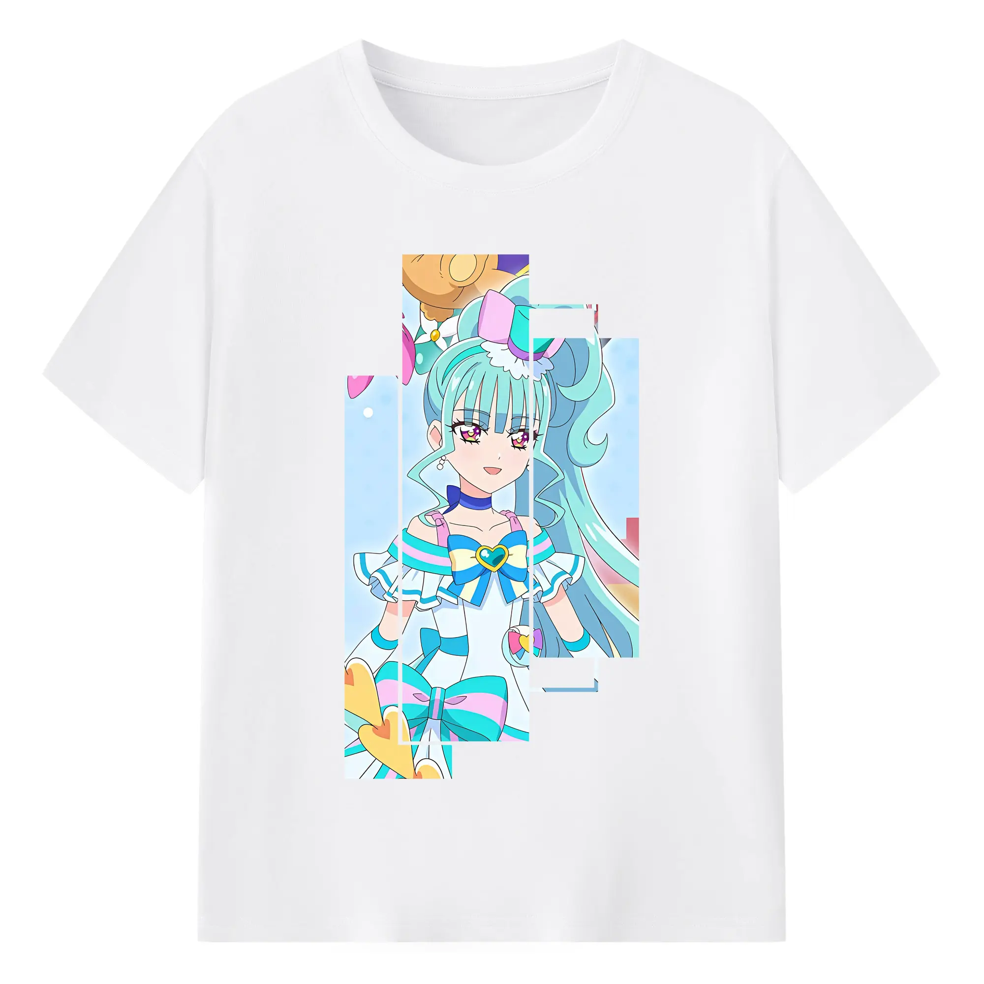 わんだふるぷりきゅあ グッズ 猫屋敷まゆ - 綿100％ 半袖Tシャツ ・ フロントプリント ・ 快適 通気性 ・ 日常使い 散歩 スポーツ用