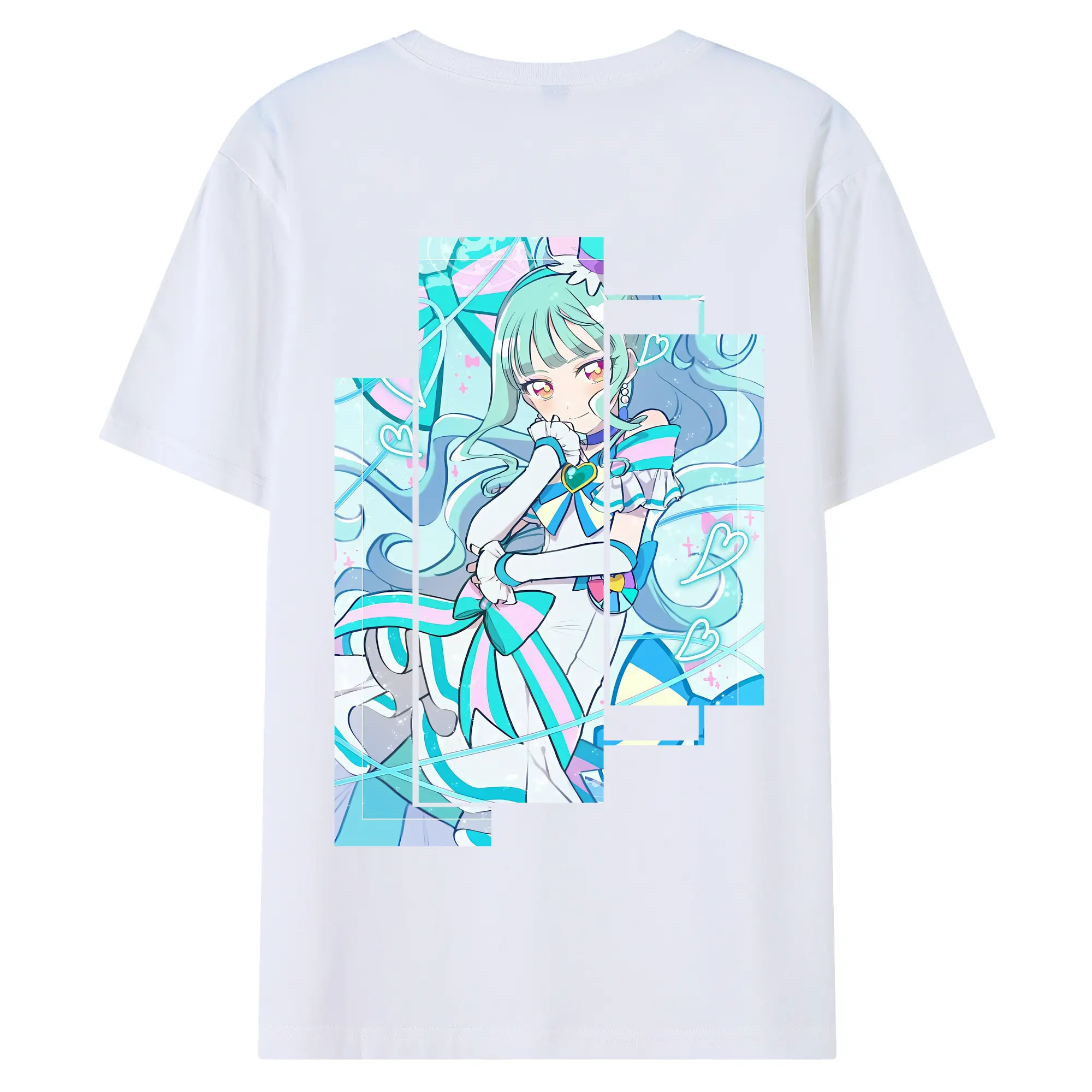 わんだふるぷりきゅあ グッズ 猫屋敷まゆ - 綿100％ 半袖Tシャツ ・ バックプリント ・ 快適 通気性 ・ 日常使い 散歩 スポーツ用