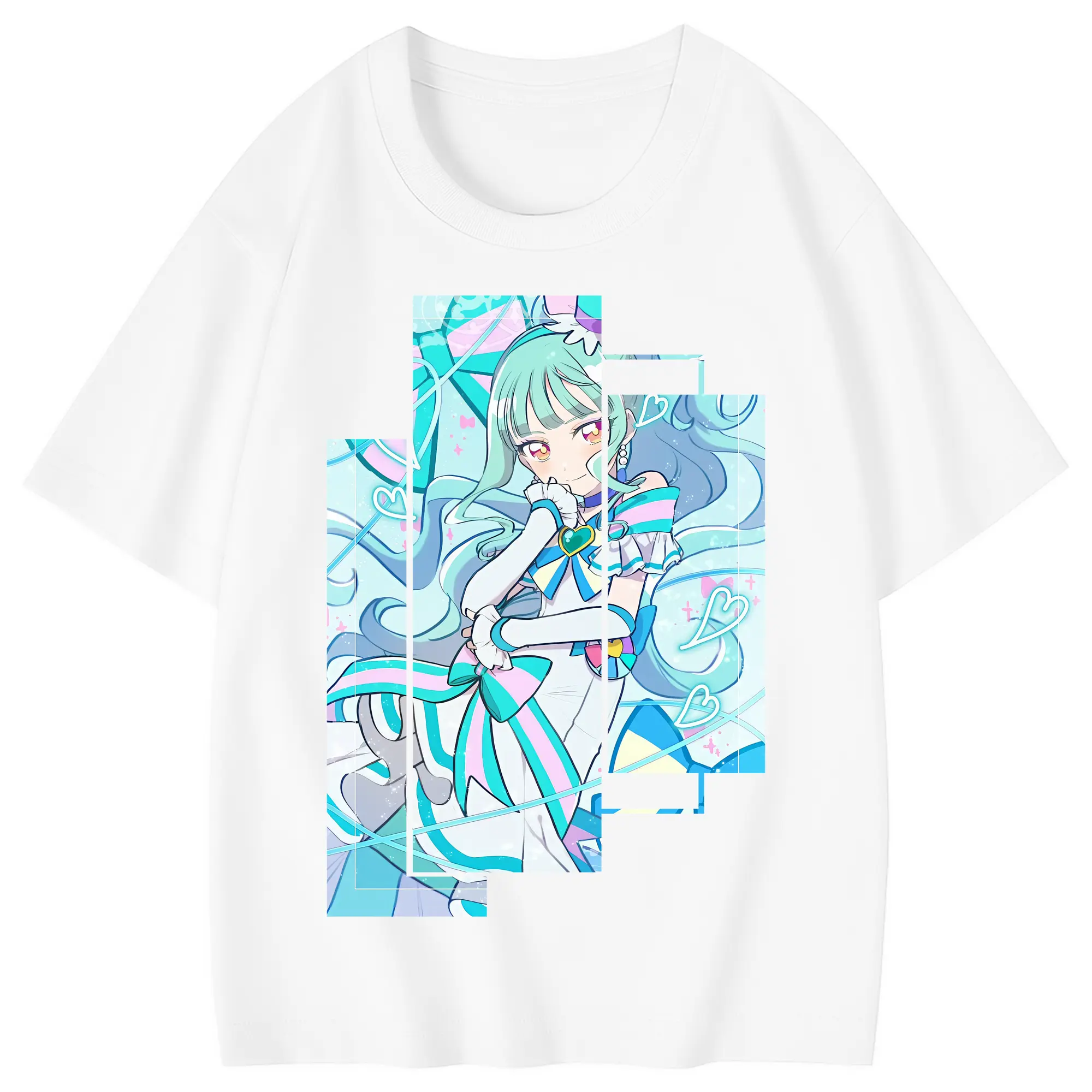 わんだふるぷりきゅあ グッズ 猫屋敷まゆ - 綿100％ キッズTシャツ ・ フロントプリント ・ 快適 通気性 ・ スポーツ カジュアル 散歩用