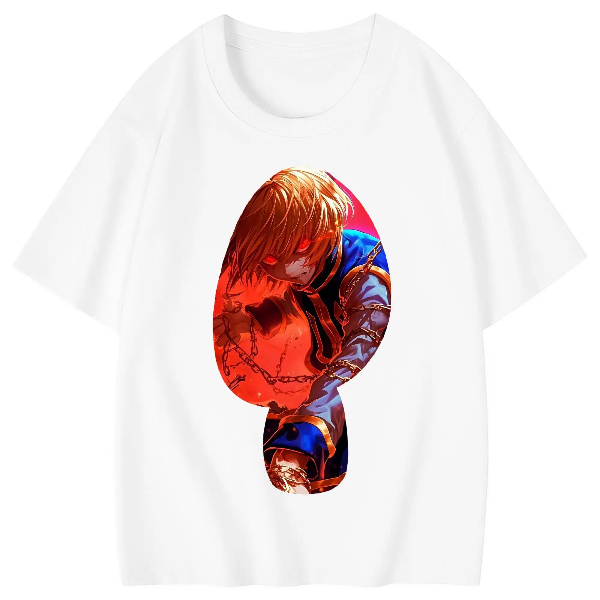 ハンター×ハンター グッズ クラピカ - 綿100％ キッズTシャツ ・ フロントプリント ・ 快適 通気性 ・ スポーツ カジュアル 散歩用