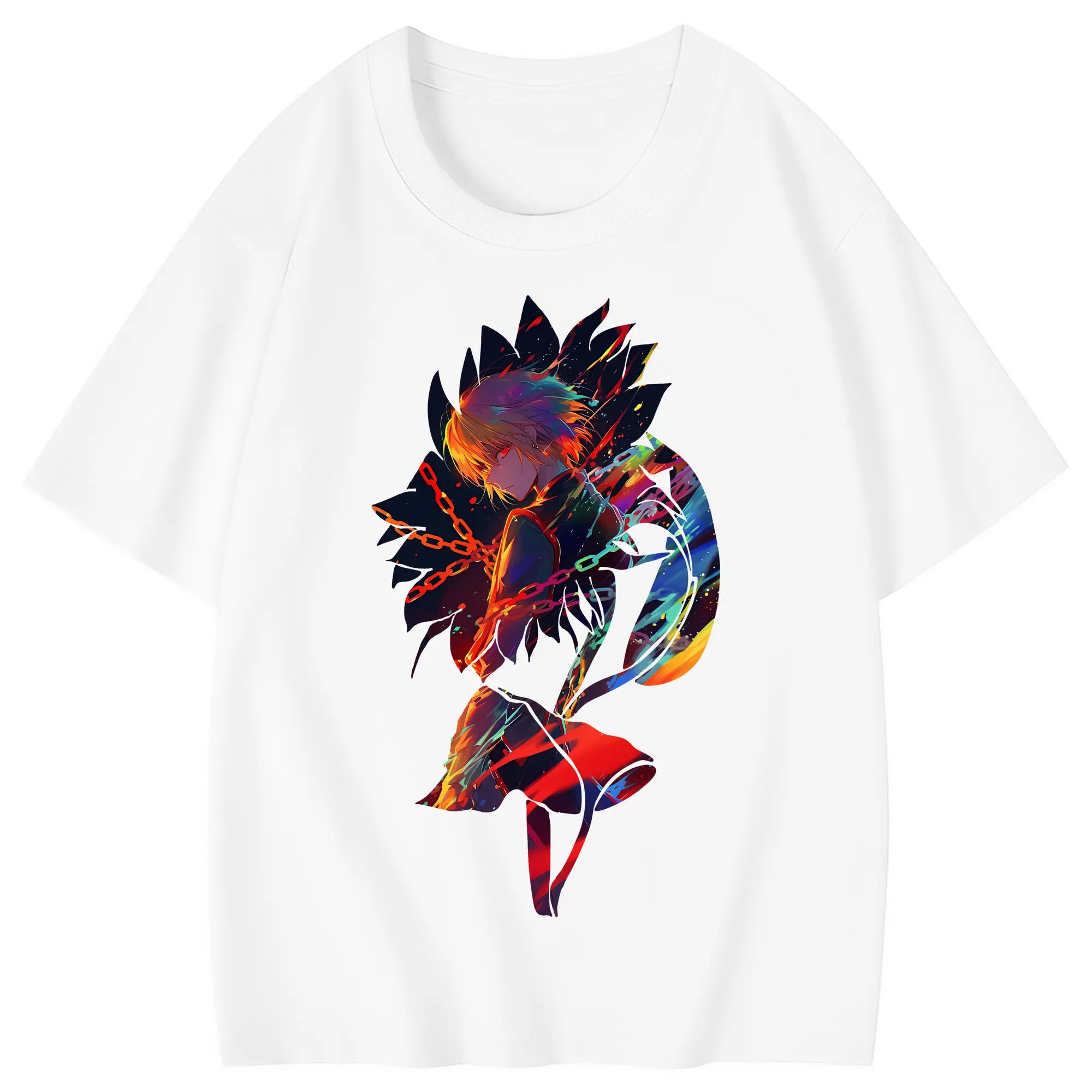 ハンター×ハンター グッズ クラピカ - 綿100％ キッズTシャツ ・ フロントプリント ・ 快適 通気性 ・ スポーツ カジュアル 散歩用