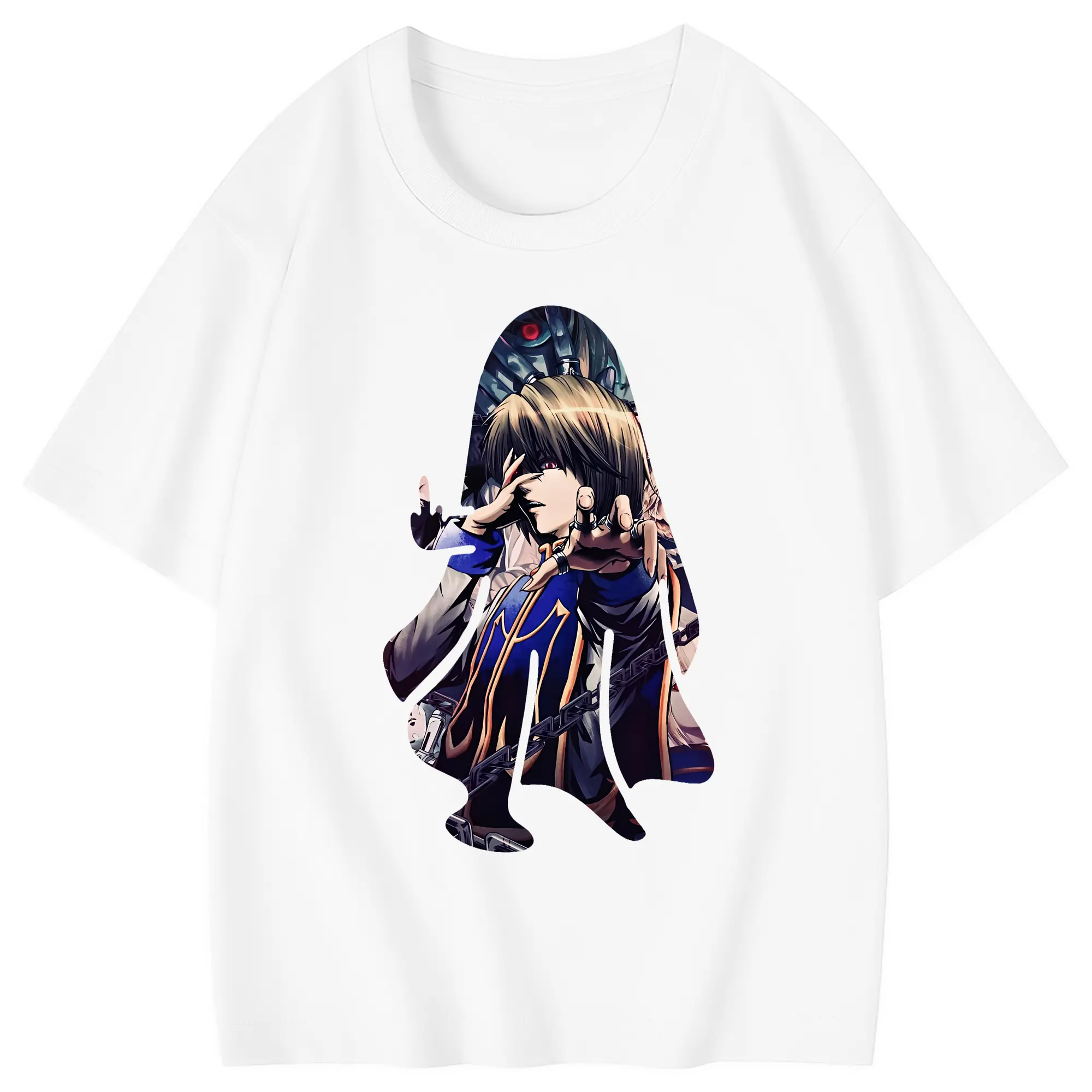 ハンター×ハンター グッズ クラピカ - 綿100％ キッズTシャツ ・ フロントプリント ・ 快適 通気性 ・ スポーツ カジュアル 散歩用