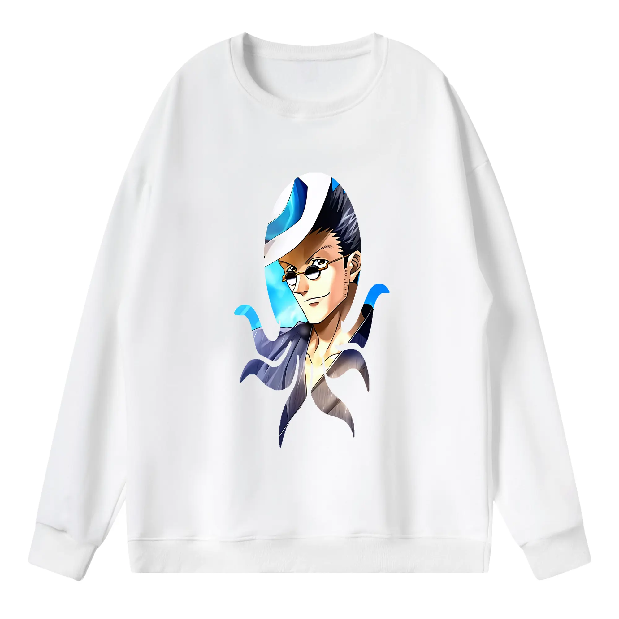 ハンター×ハンター グッズ レオリオ＝パラディナイト - 薄手 クルーネック スウェット 裏毛260g · ポリエステル 春秋向け カジュアル 男女兼用 · トレーナー デイリー スポーツ 散歩に最適