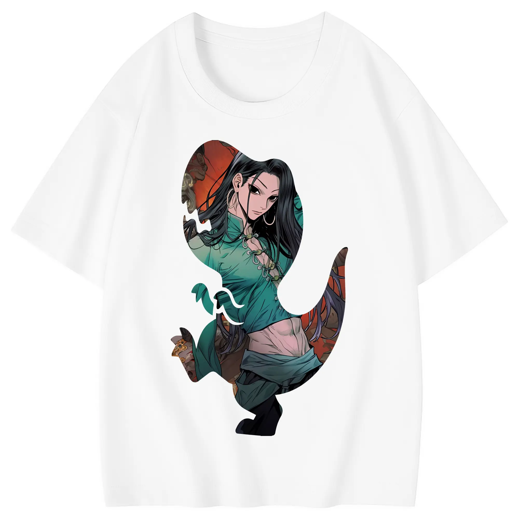 ハンター×ハンター グッズ イルミ＝ゾルディック - 綿100％ キッズTシャツ ・ フロントプリント ・ 快適 通気性 ・ スポーツ カジュアル 散歩用